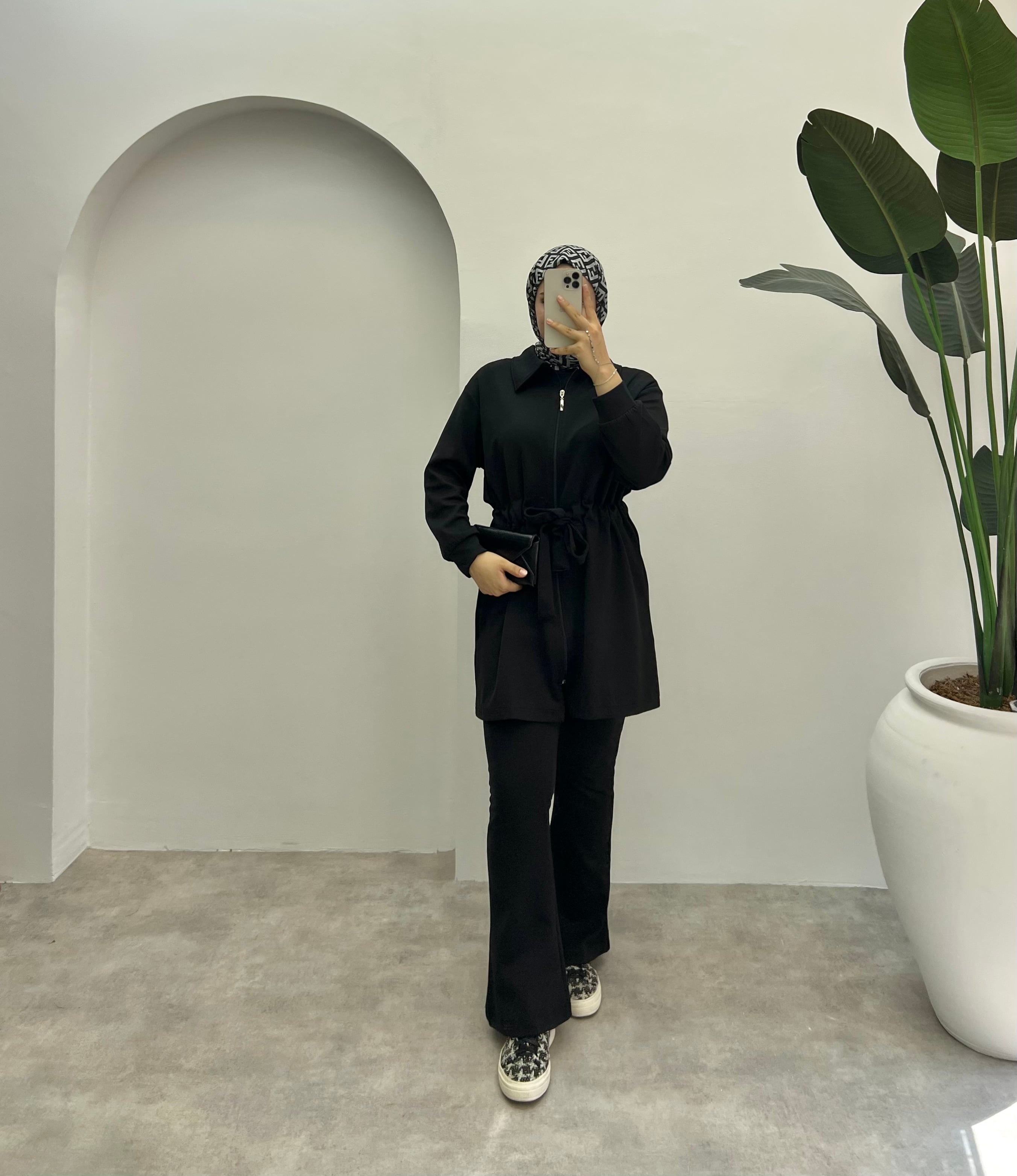 Bağlamalı Oysho Takım Siyah 
