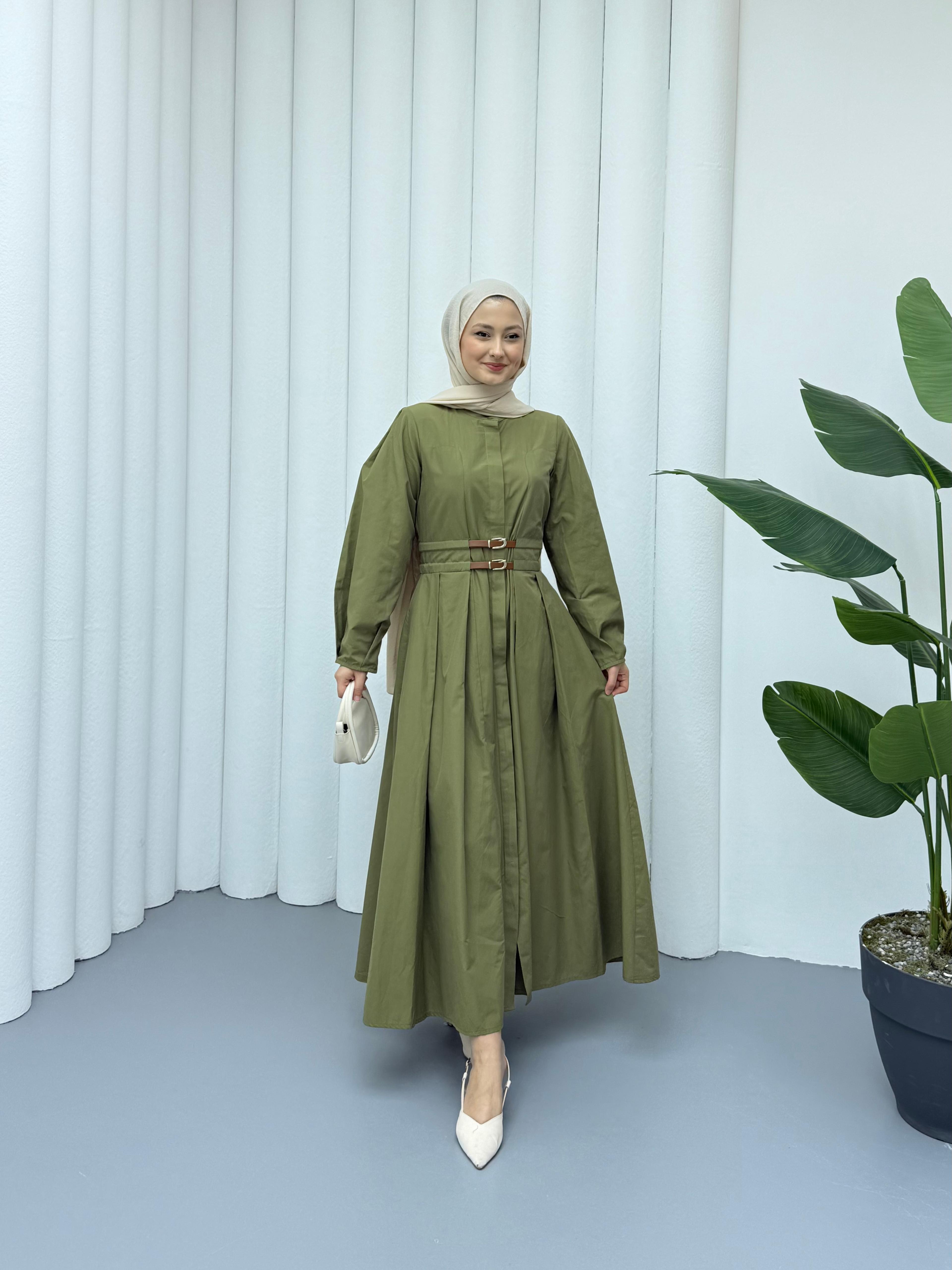 Kemerli Premıum Elbise