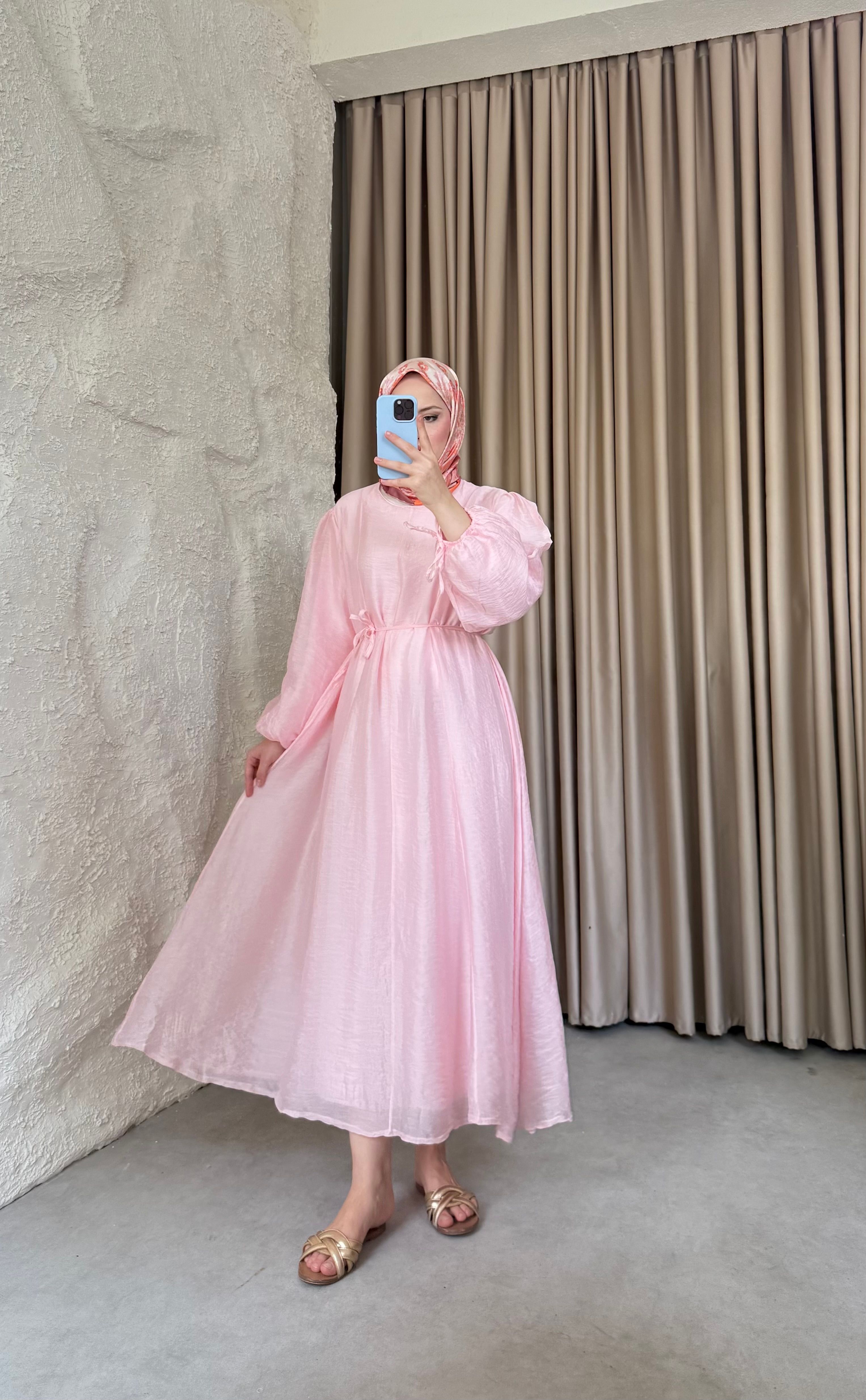 Paris Elbise Pembe