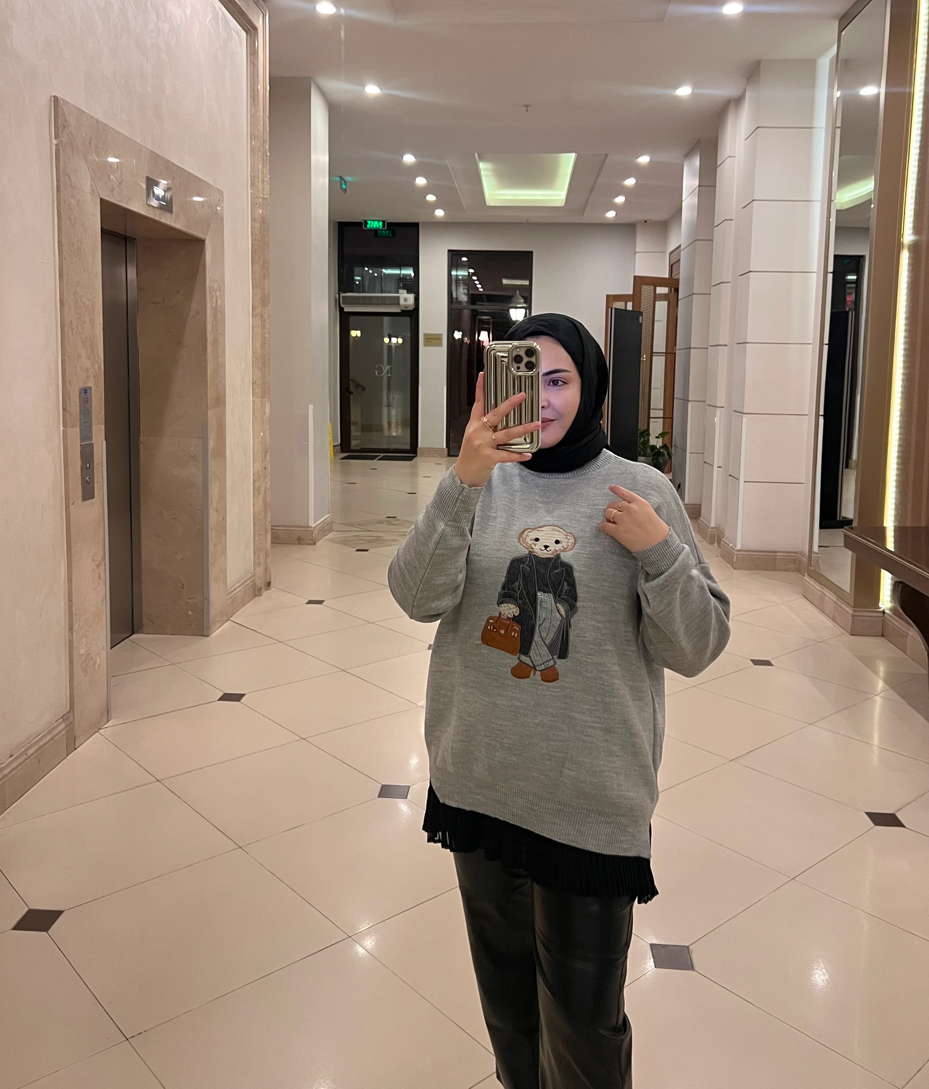 Mina Teddy Kazak Antrasit