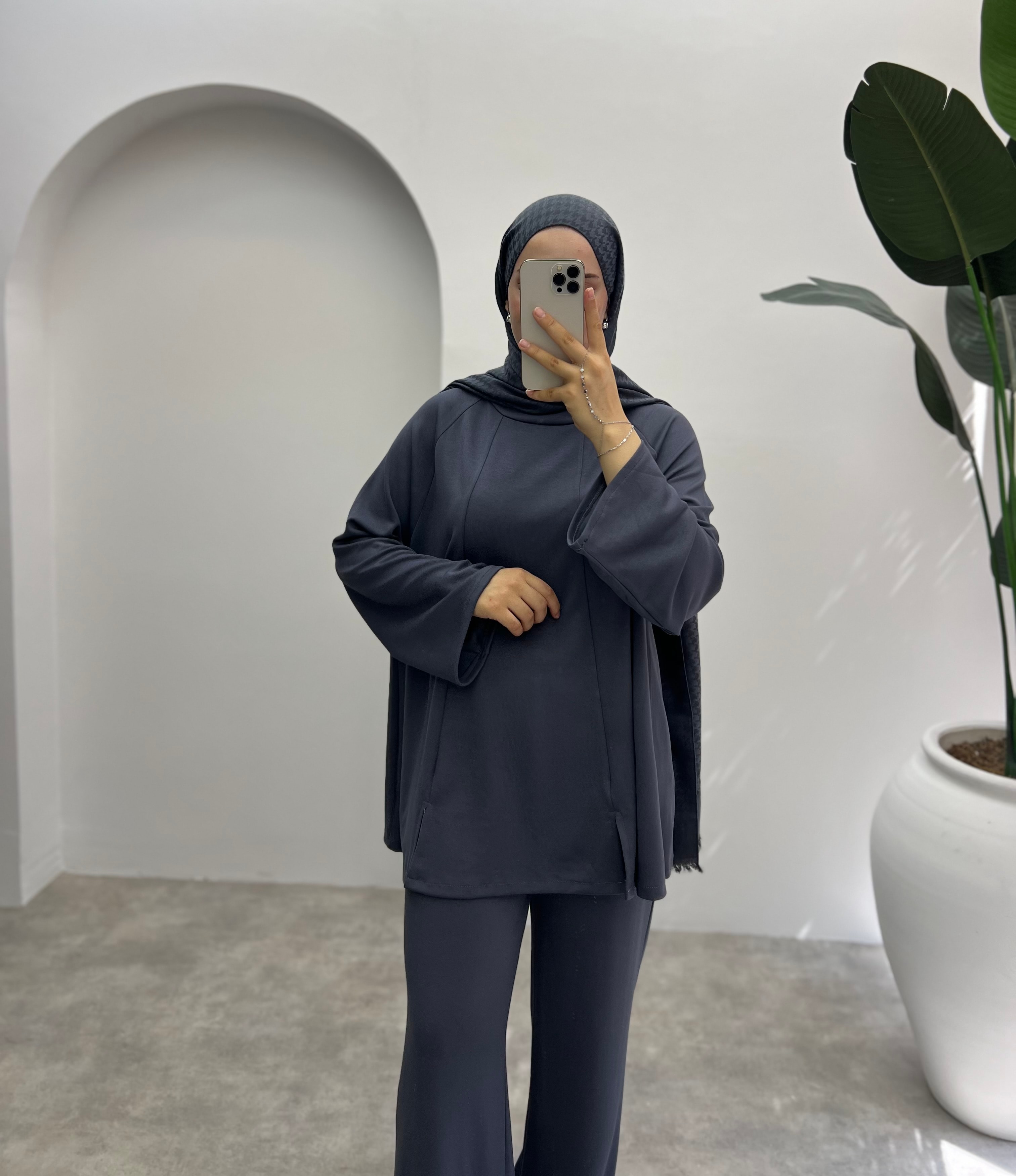 Bella Oysho Takım Antrasit