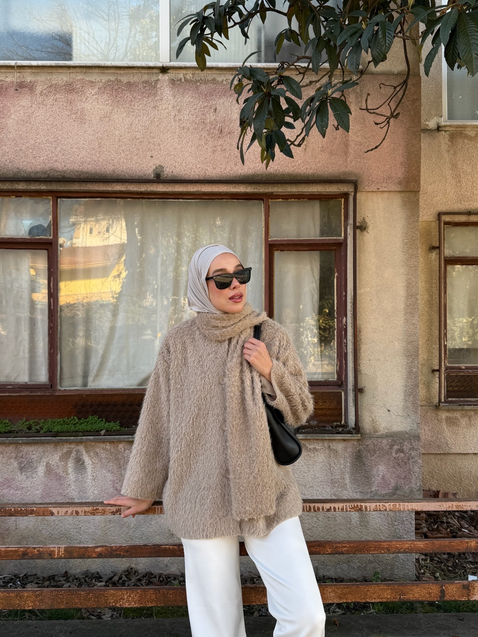 Puf Atkılı Ceket Karamel 