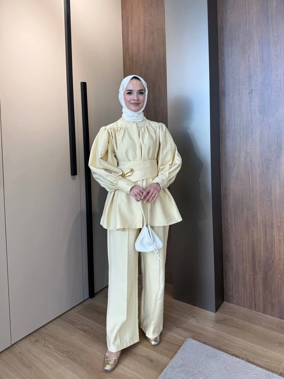  Cupra Broş Detaylı Pantolonlu Takım Terayağ 