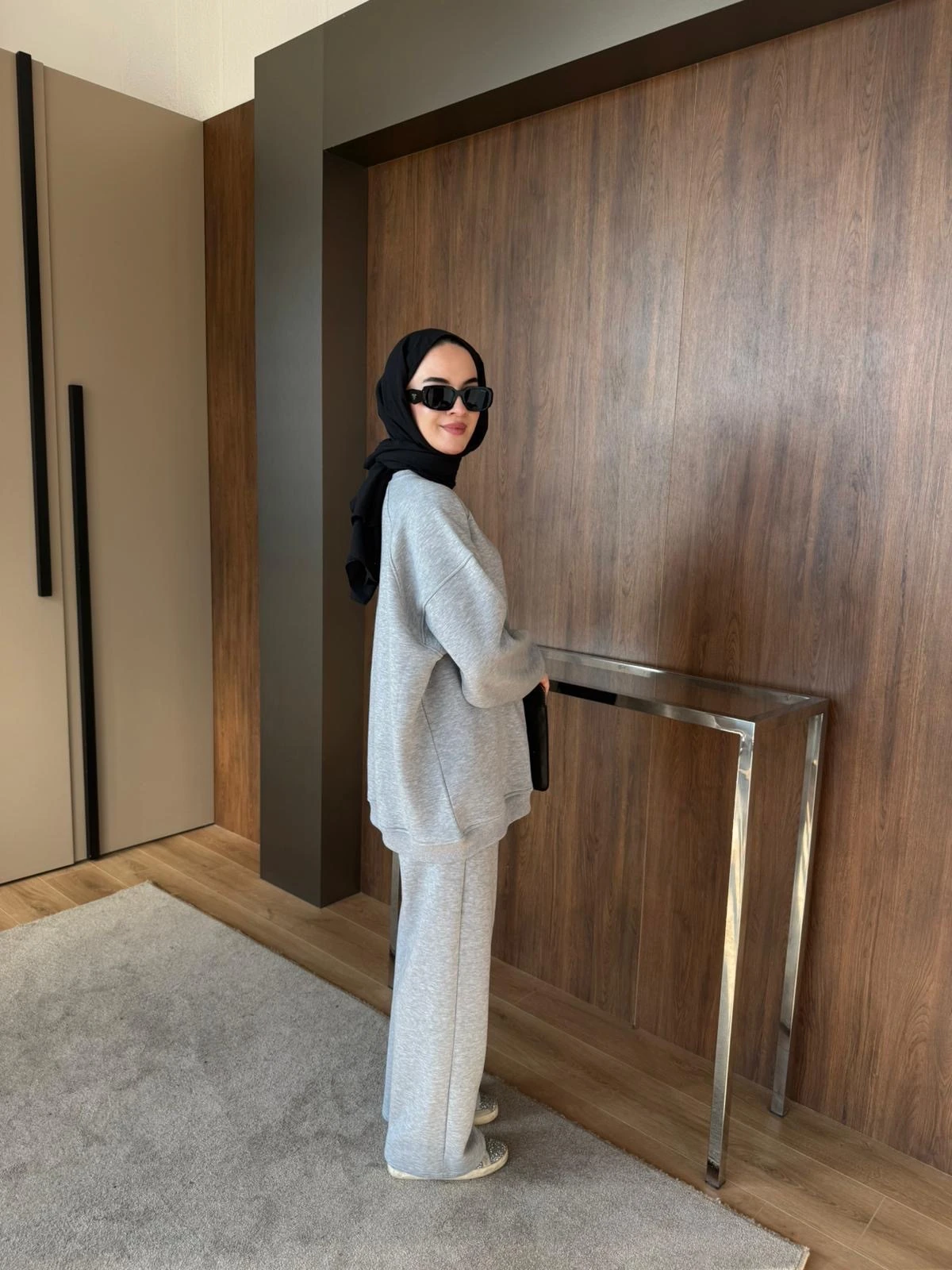 Lena Basic Eşofman Takımı  Gri