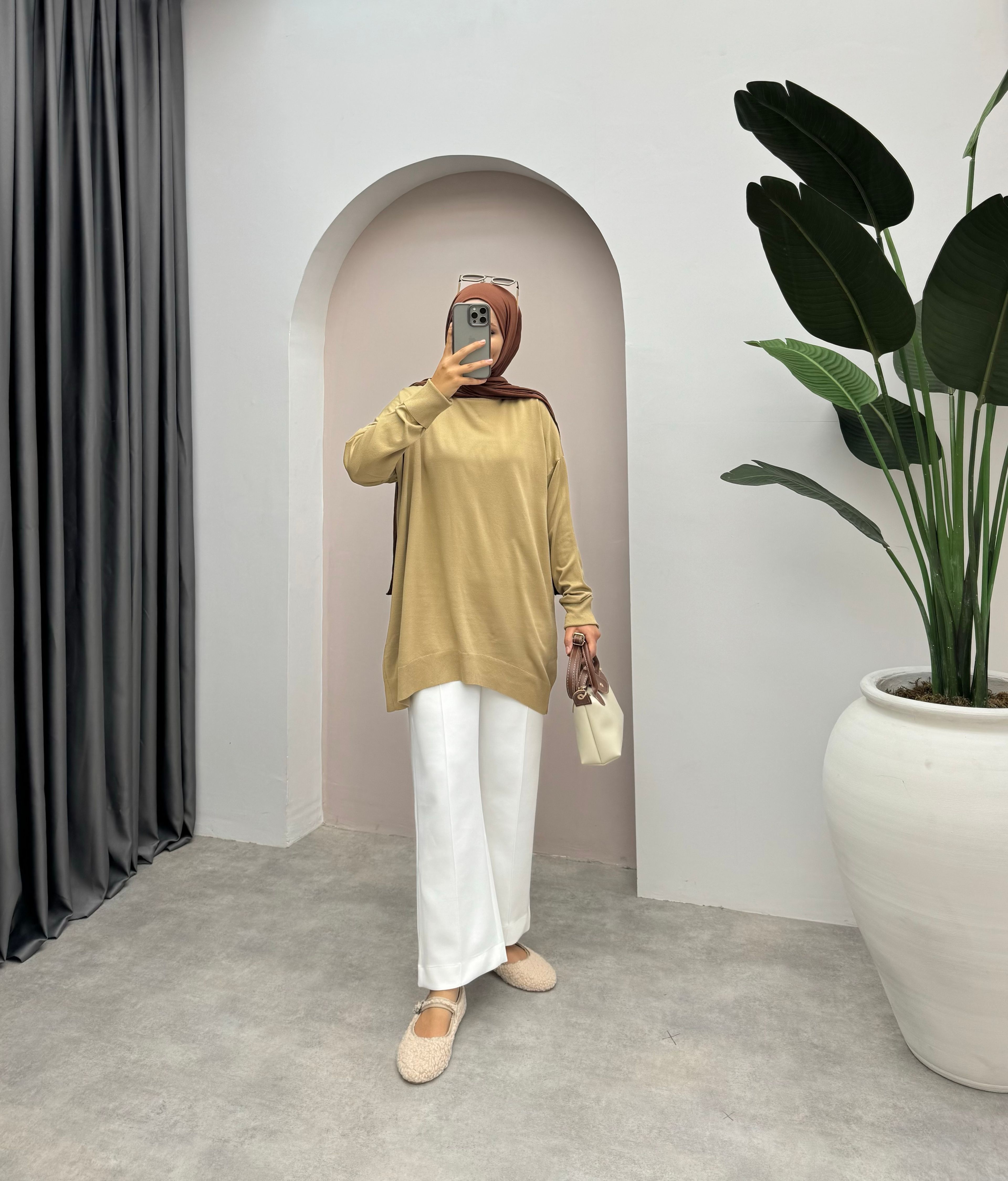 Merserize Tunik-Camel