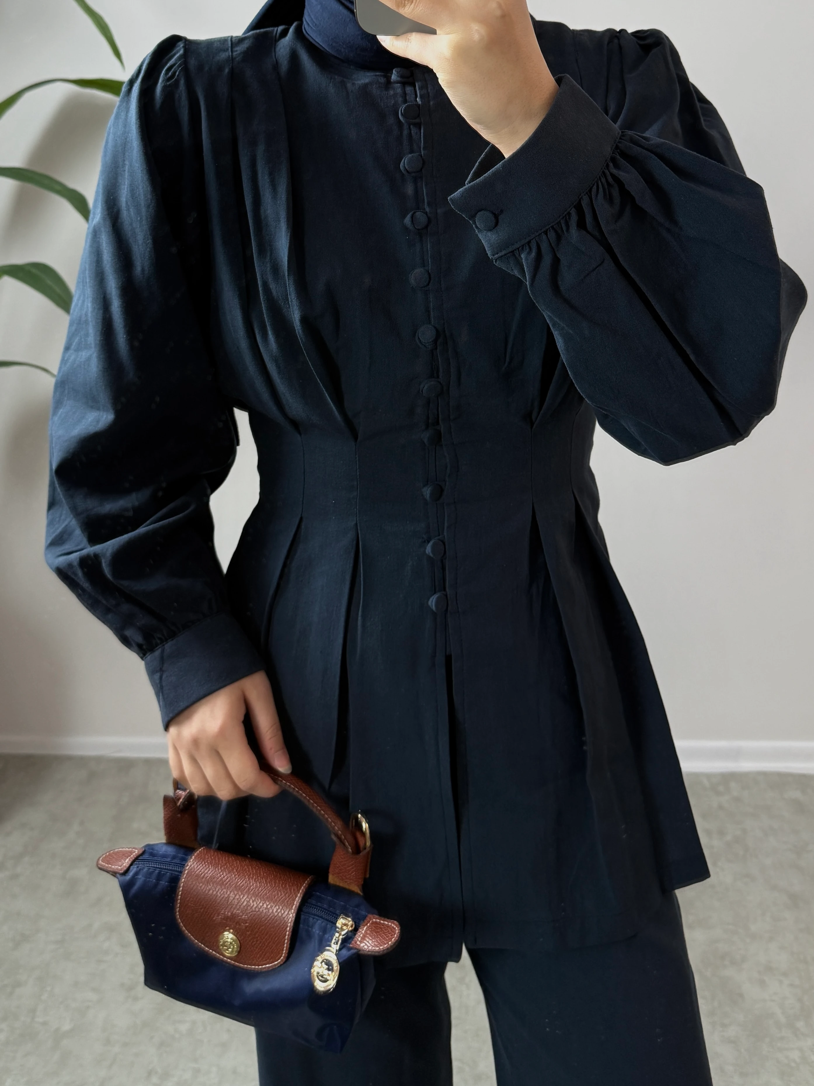 Sıra Düğmeli Tunikli Takım