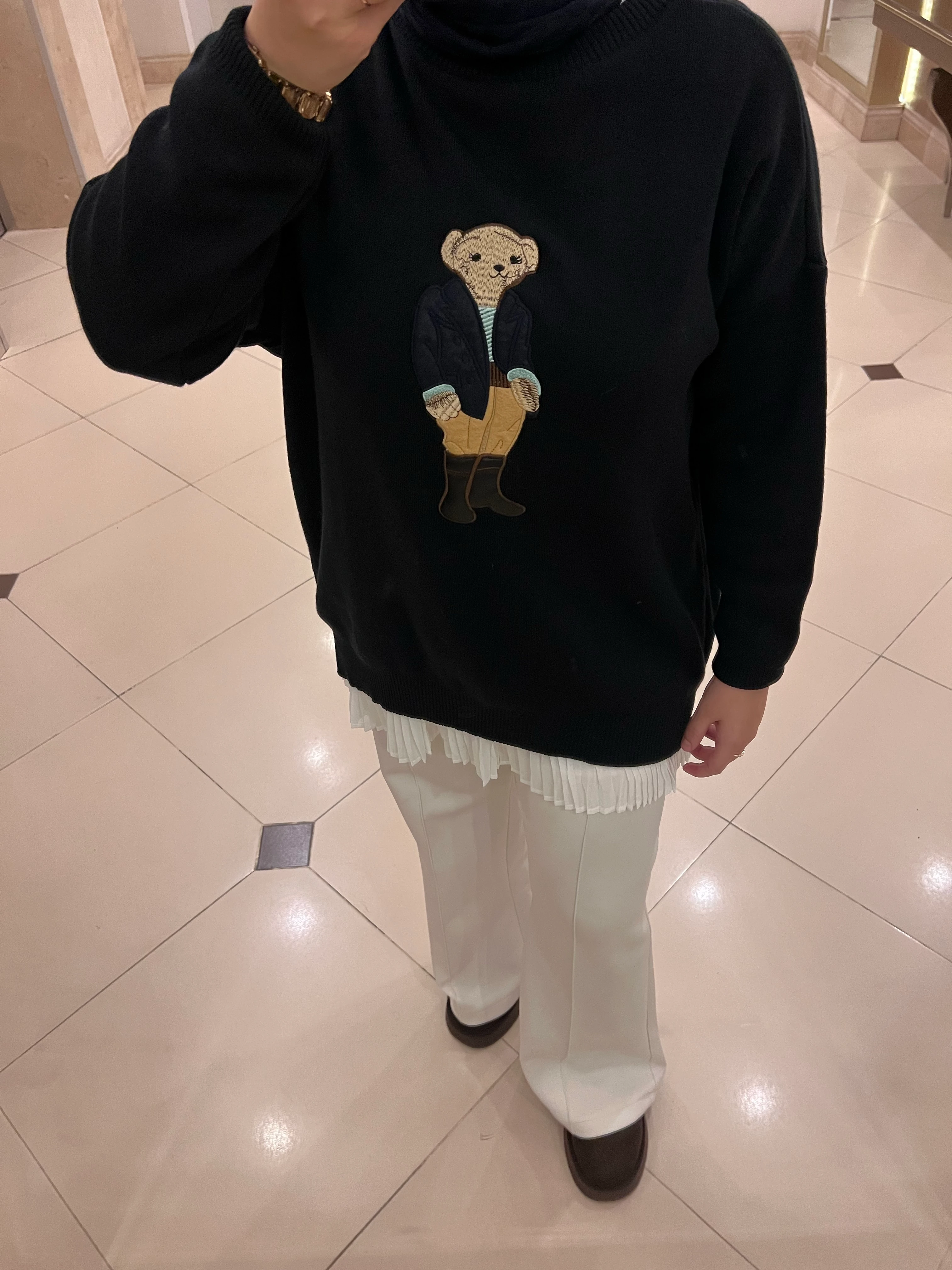 Mina Teddy Kazak Lacivert 