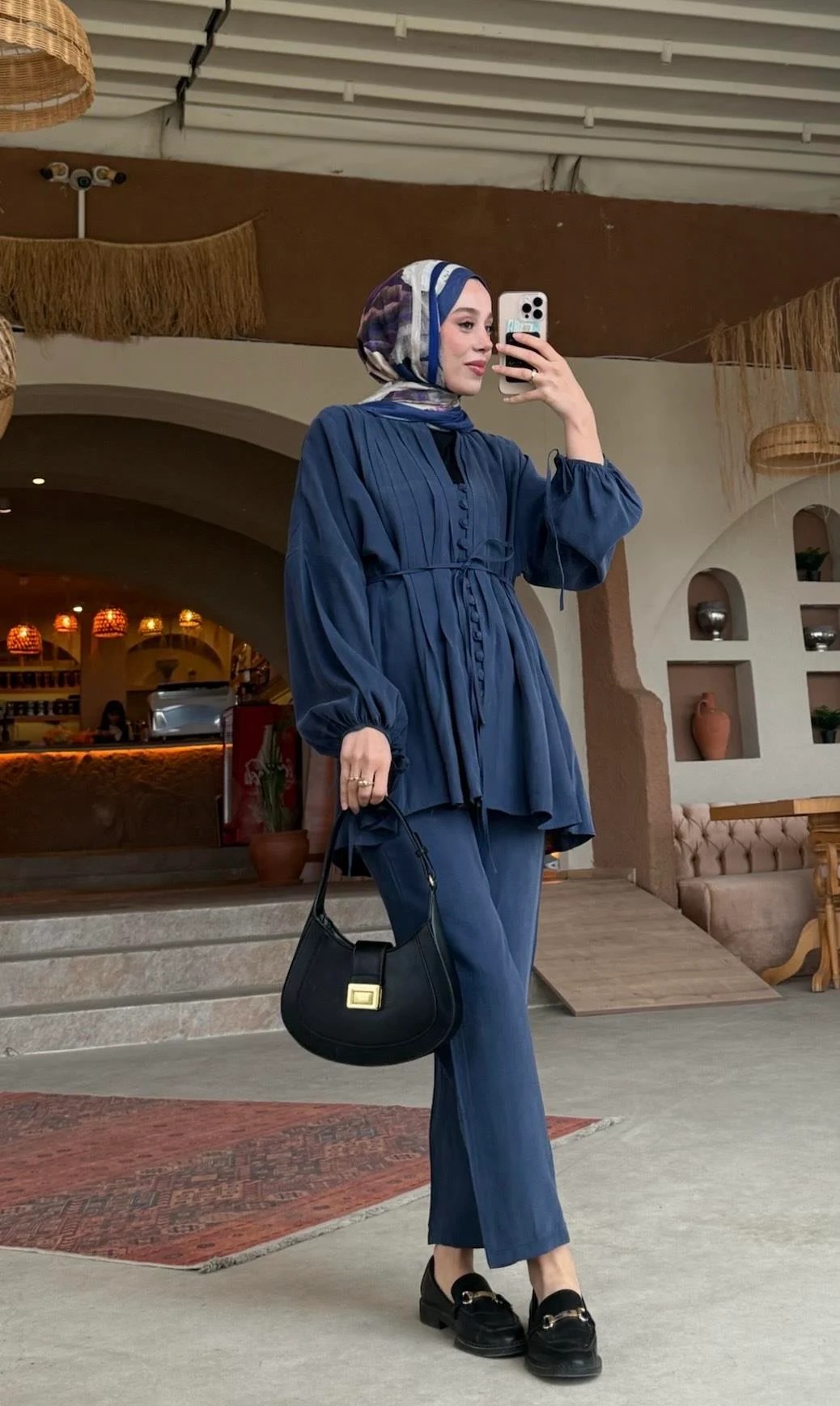 Boho Takım - Lacivert