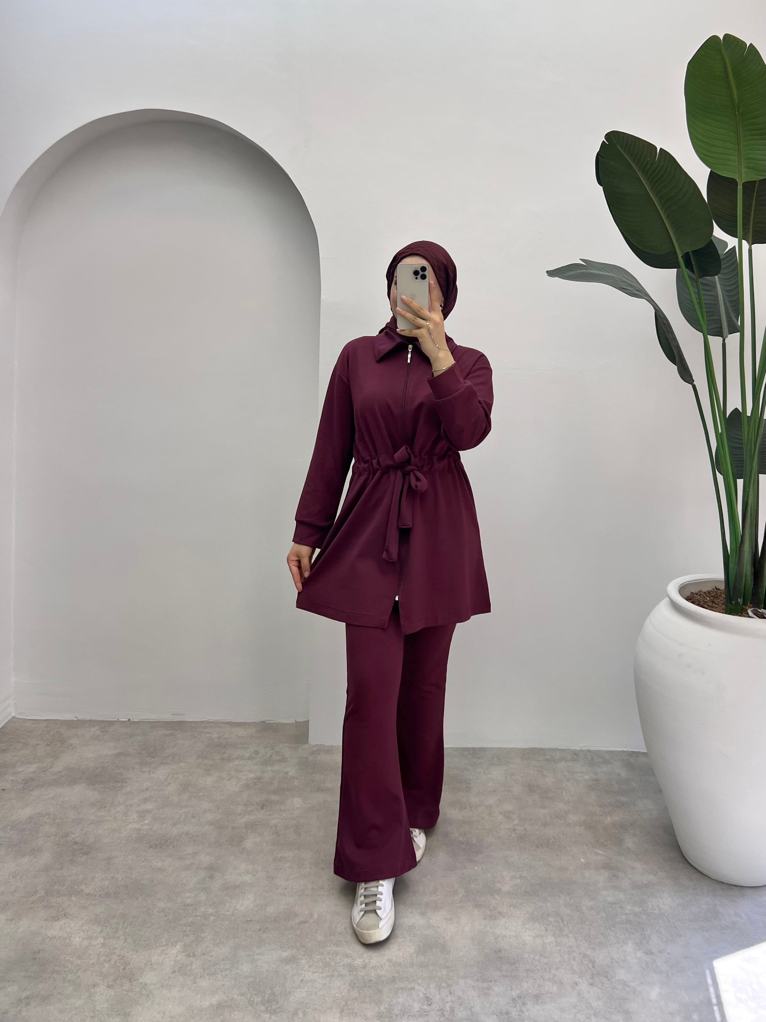 Bağlamalı Oysho Takım Bordo 