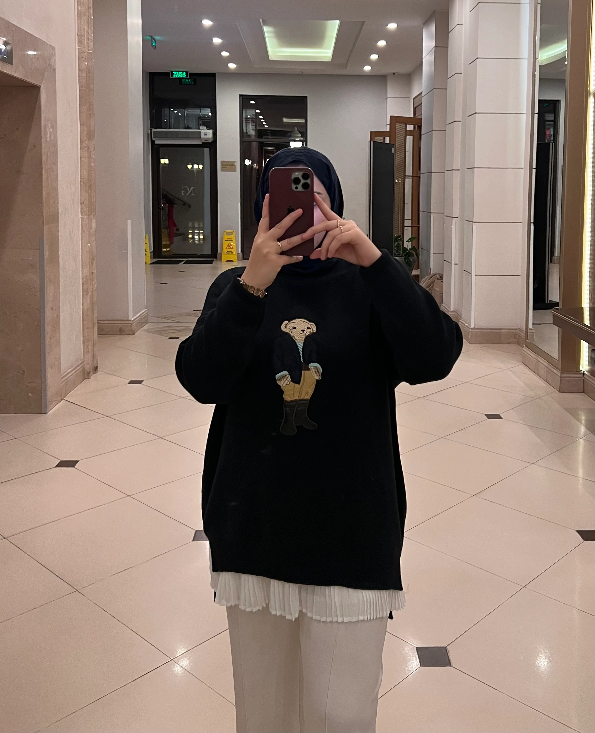 Mina Teddy Kazak Lacivert 