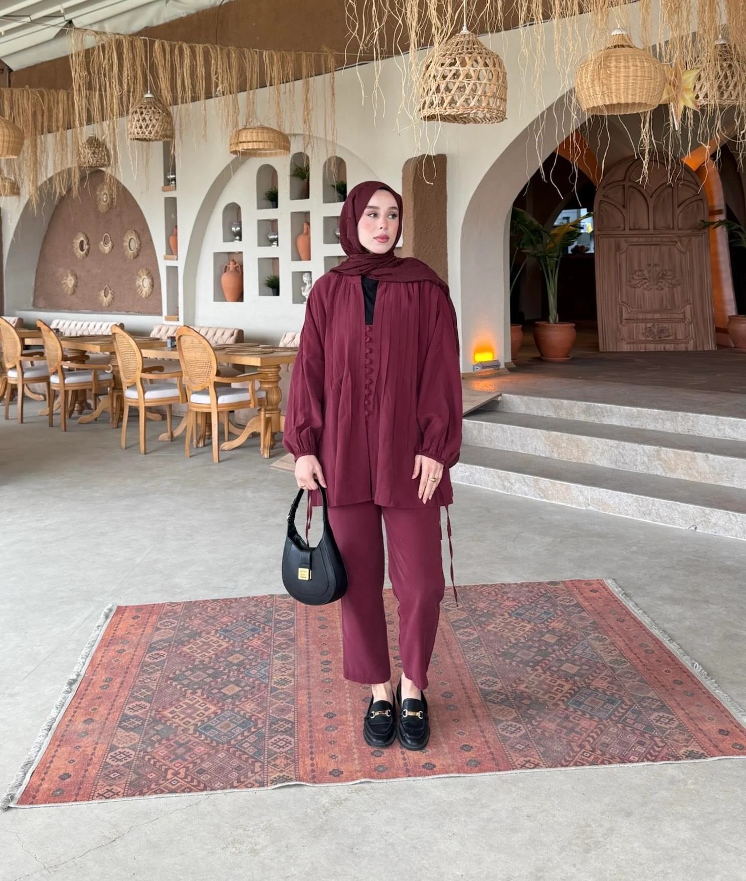 Boho Takım - Bordo