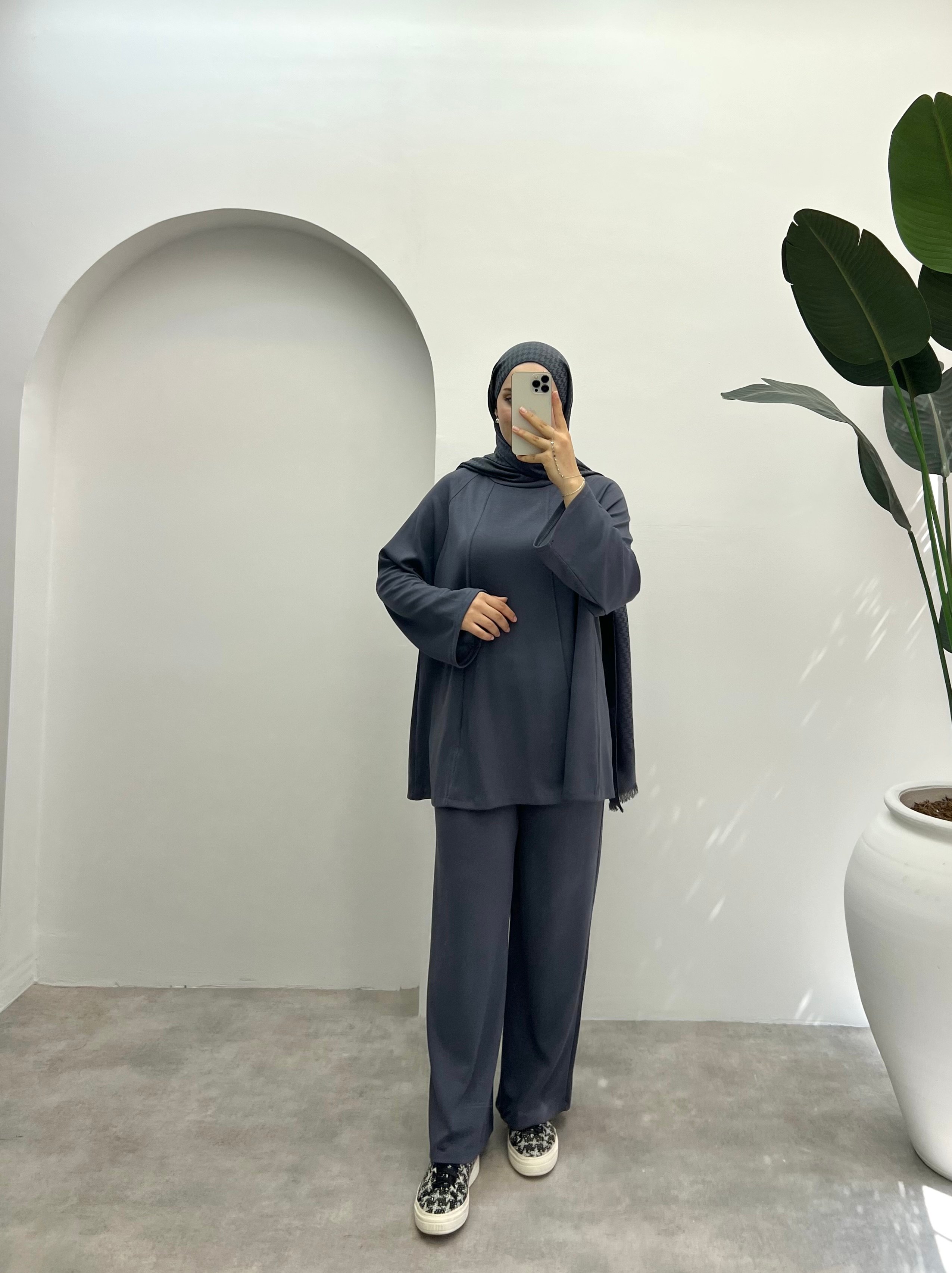 Bella Oysho Takım Antrasit