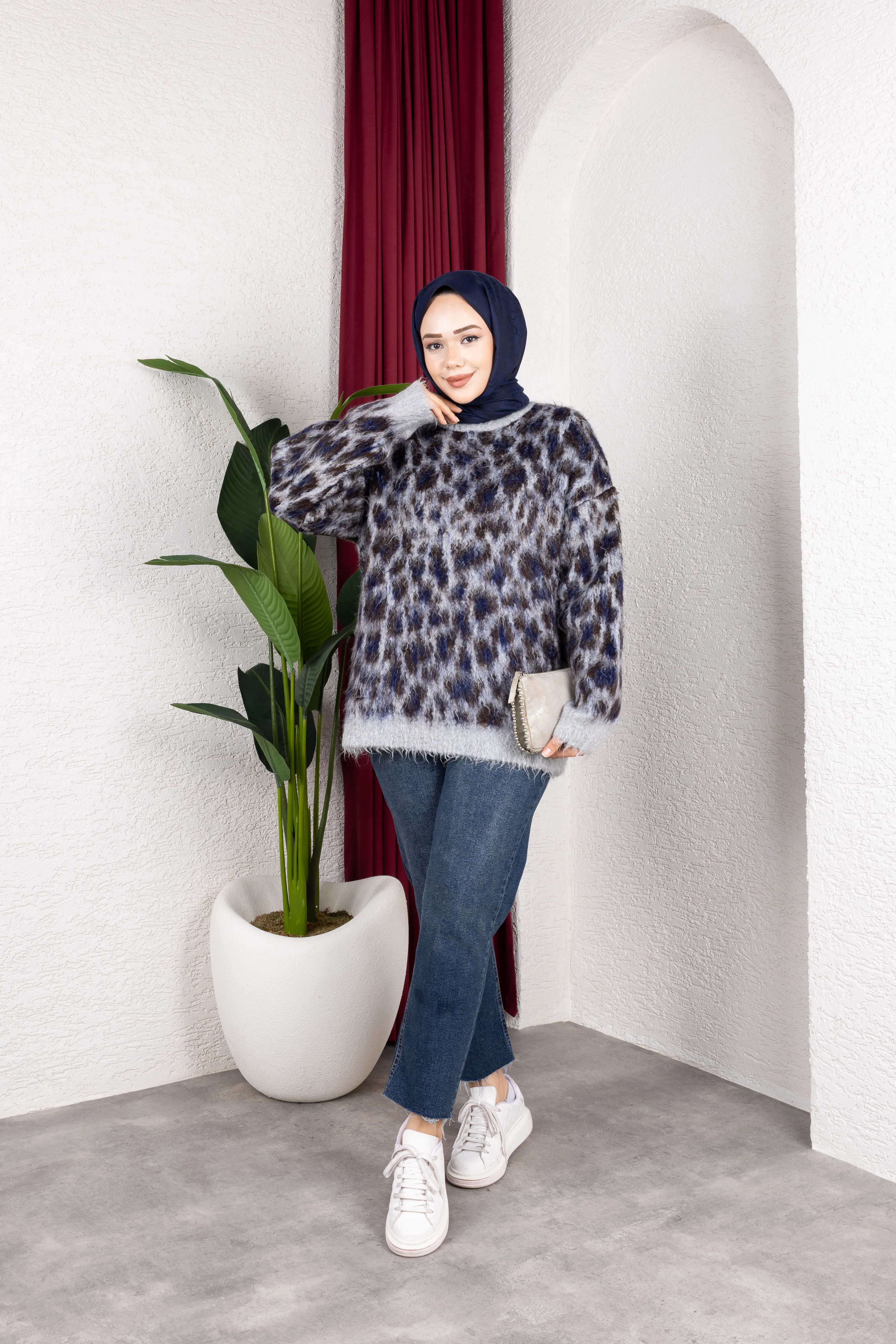 Leopar Kazak Lacivert