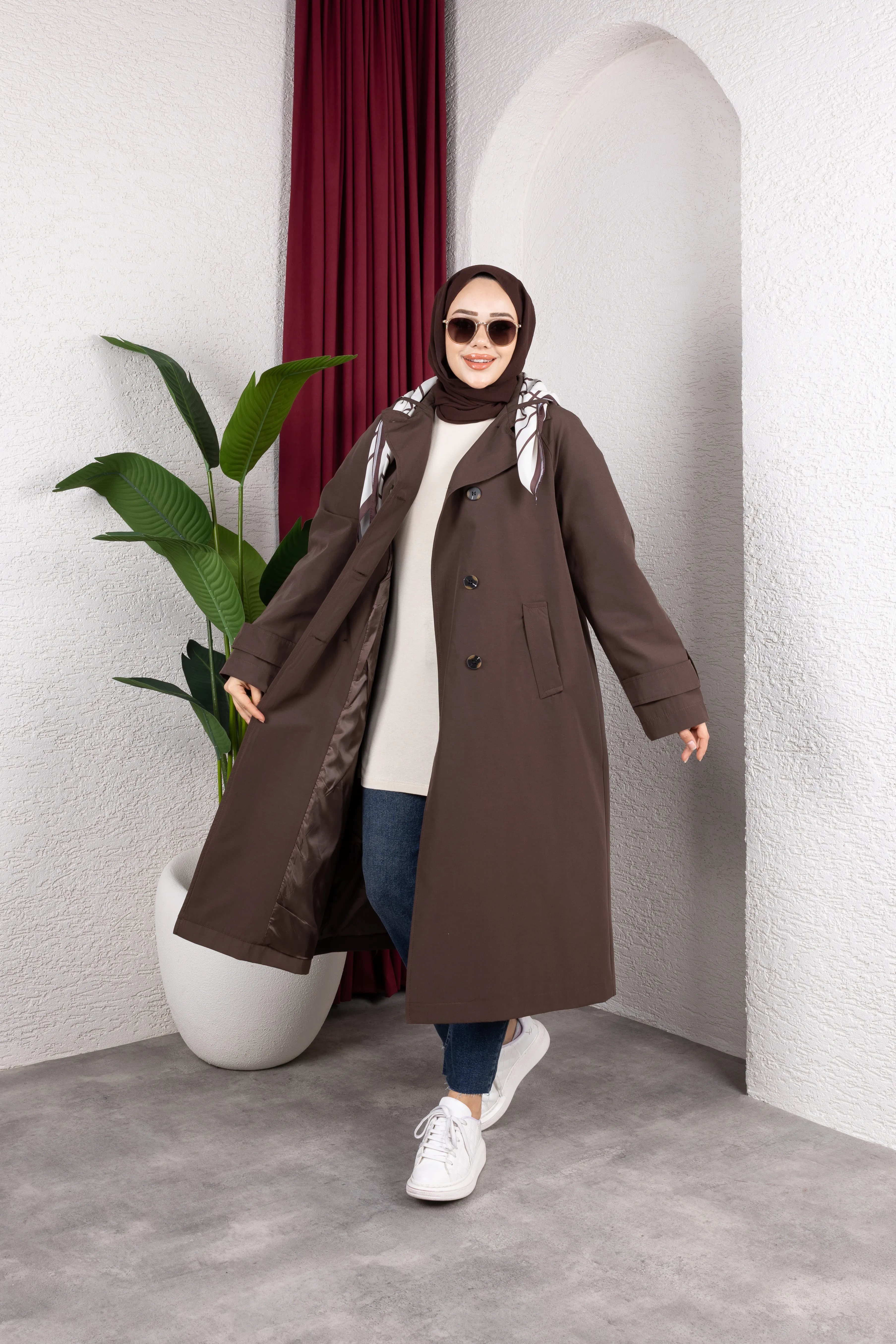Brisa Trençkot Kahverengi 