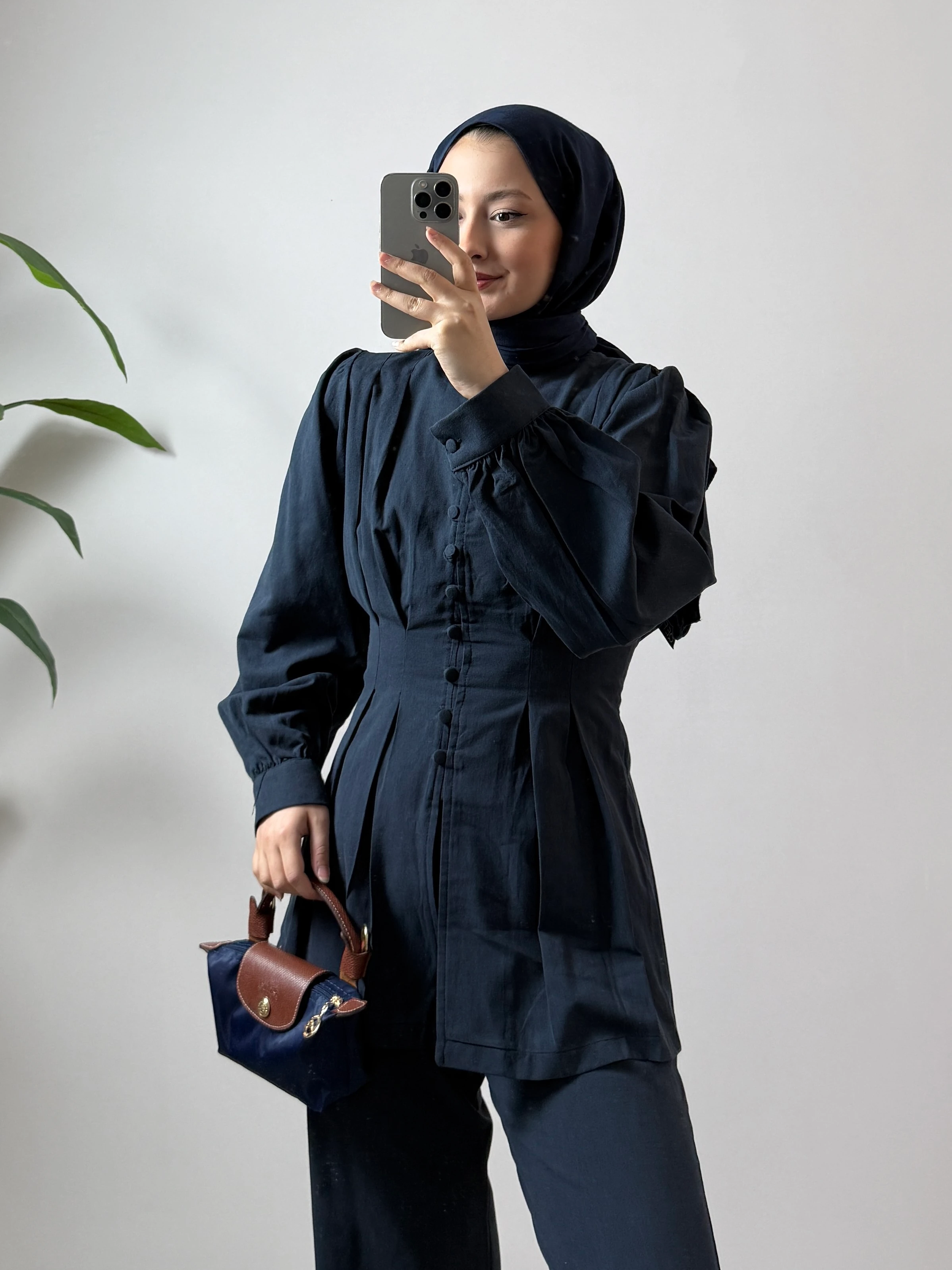 Sıra Düğmeli Tunikli Takım