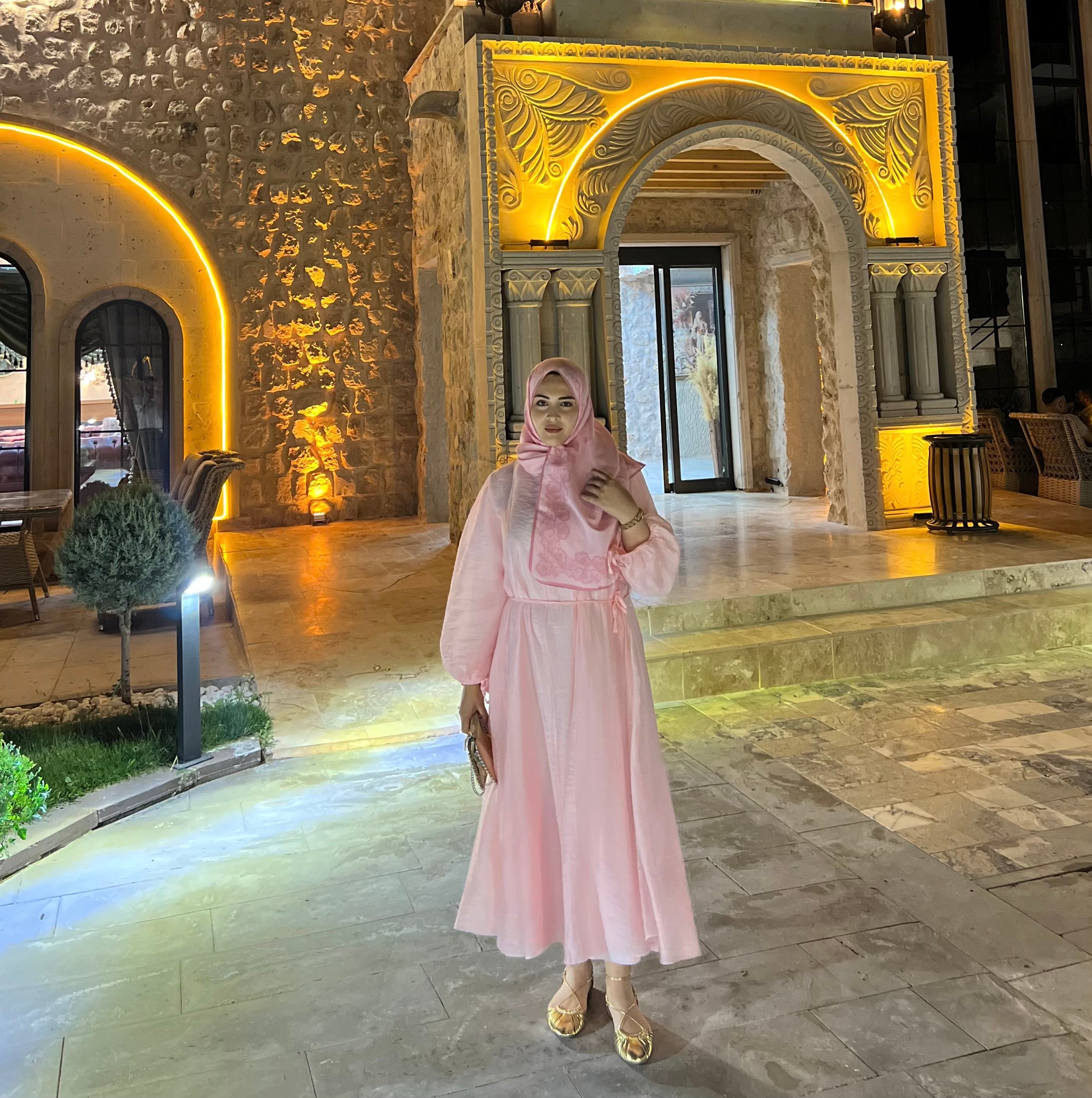 Paris Elbise Pembe
