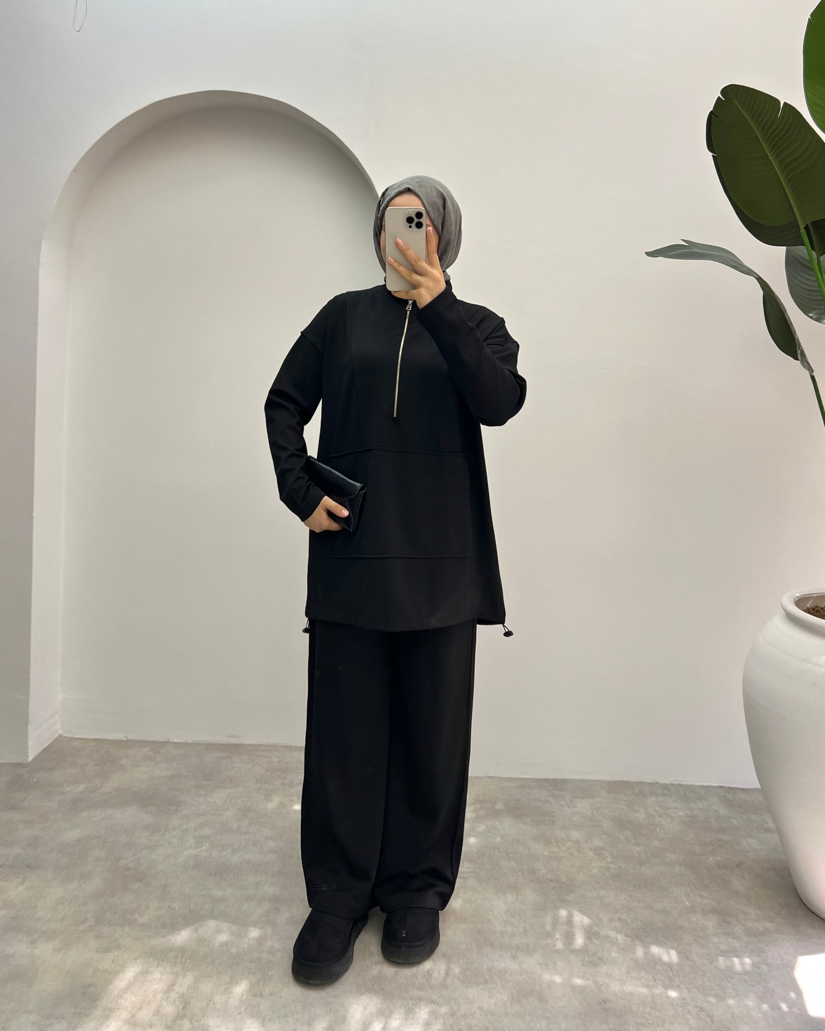 Oysh Premıum Pantolonlu Takım Siyah 