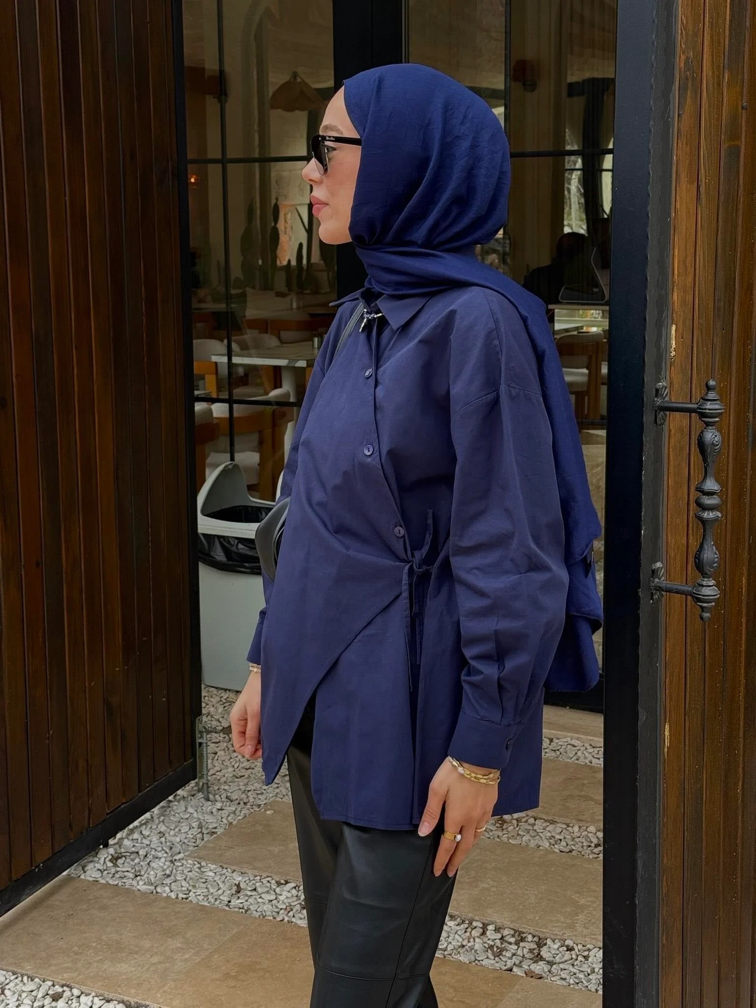 Sera Pamuk Gömlek  - Lacivert