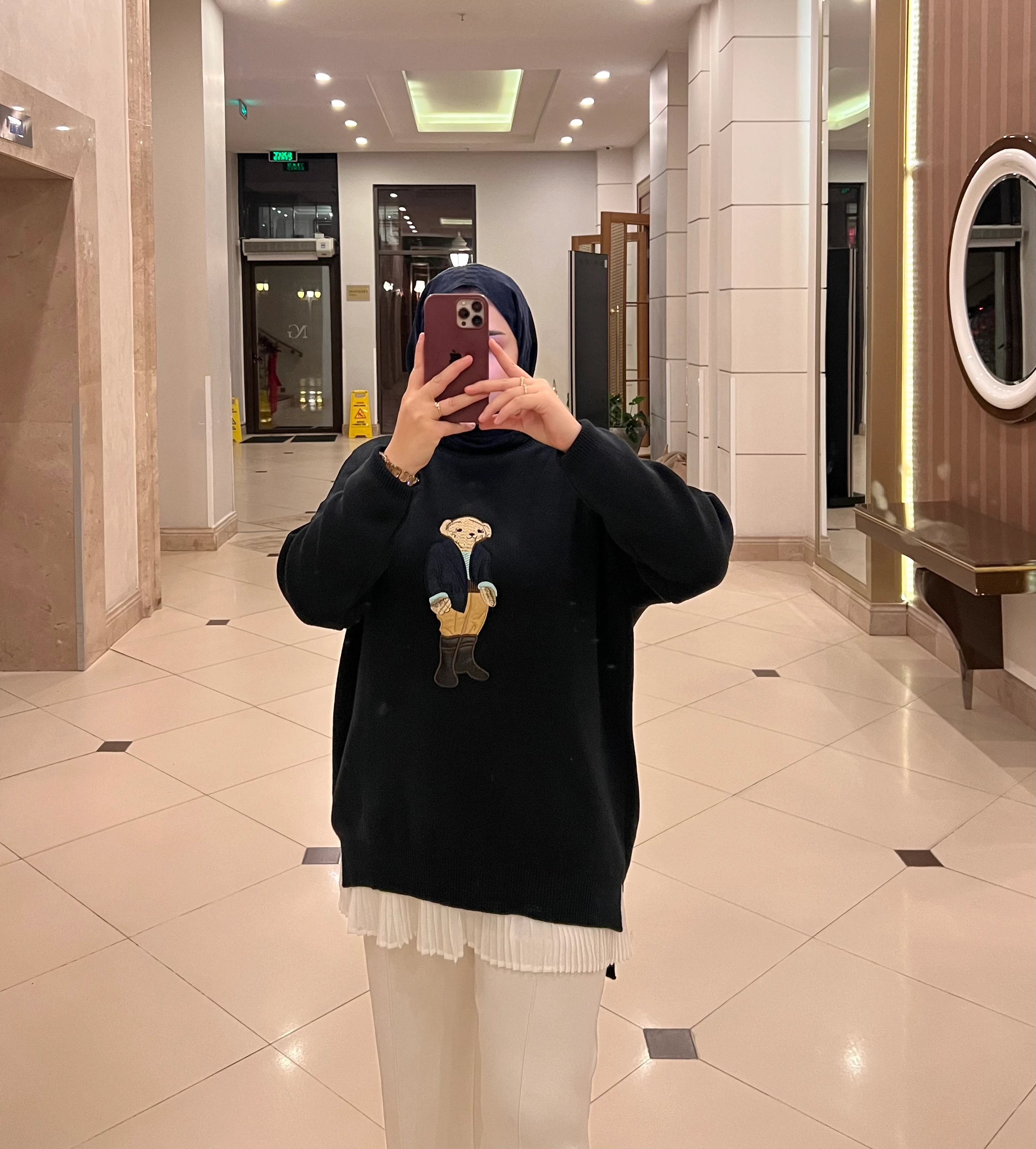 Mina Teddy Kazak Lacivert 