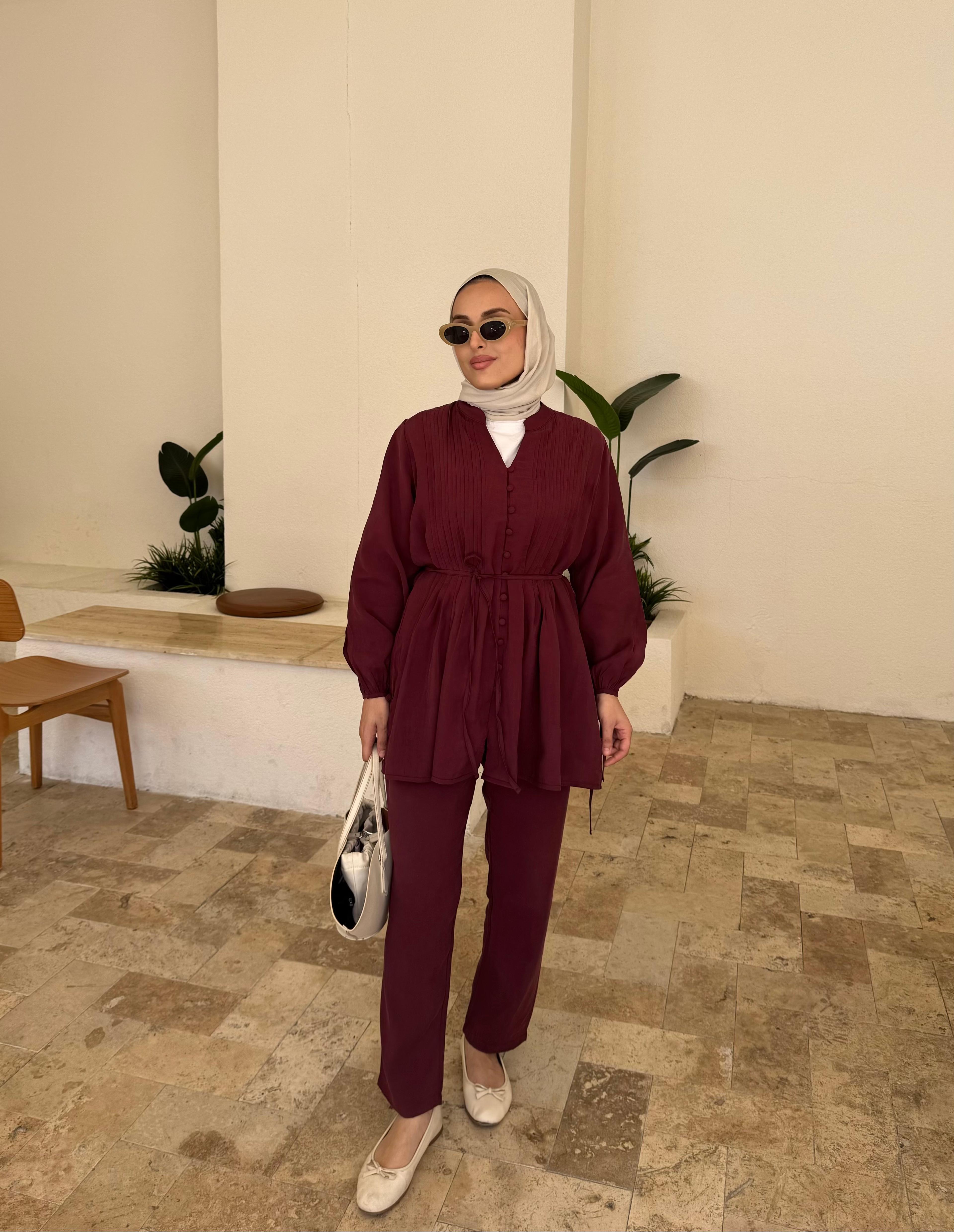 Boho Takım - Bordo