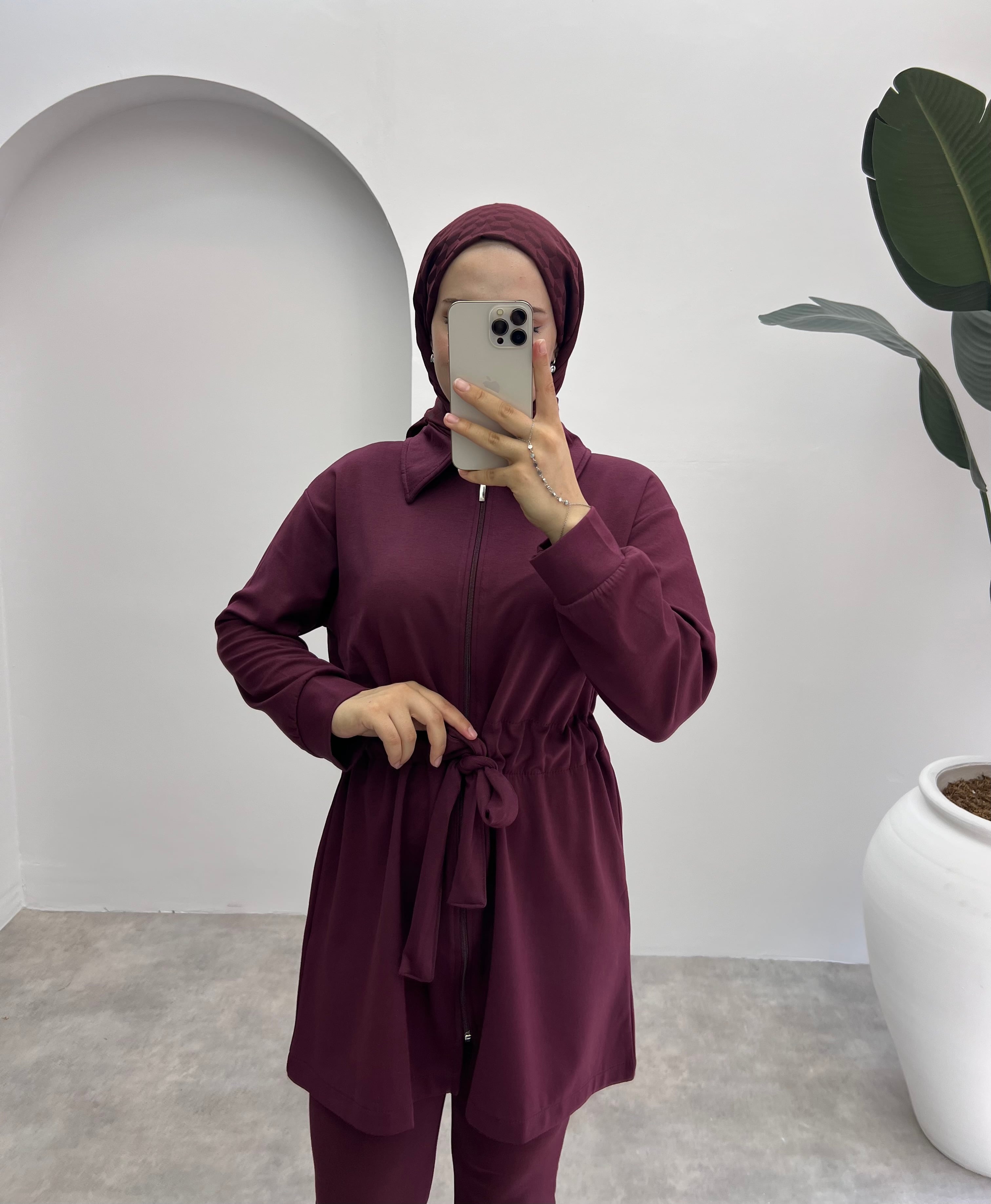 Bağlamalı Oysho Takım Bordo 