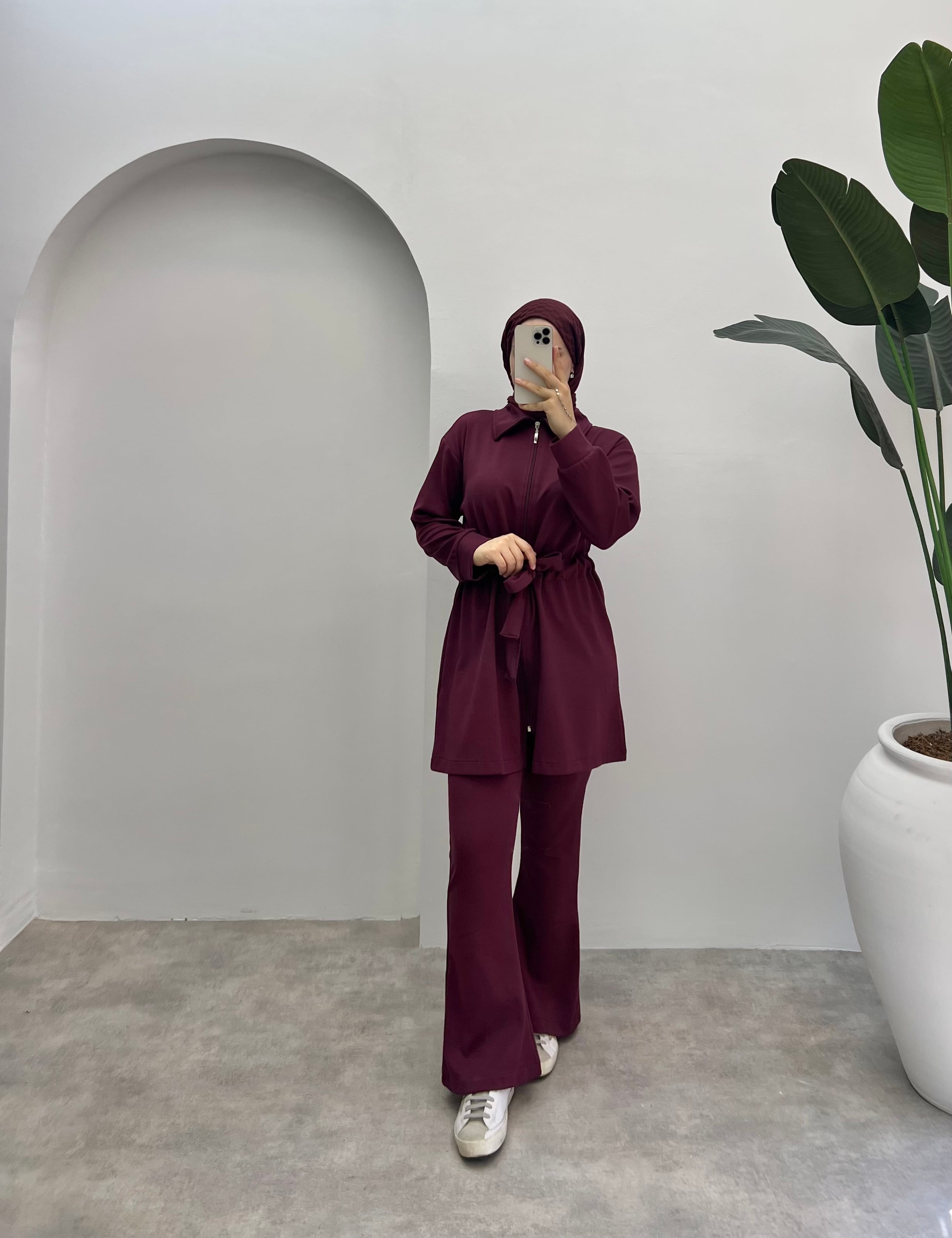 Bağlamalı Oysho Takım Bordo 