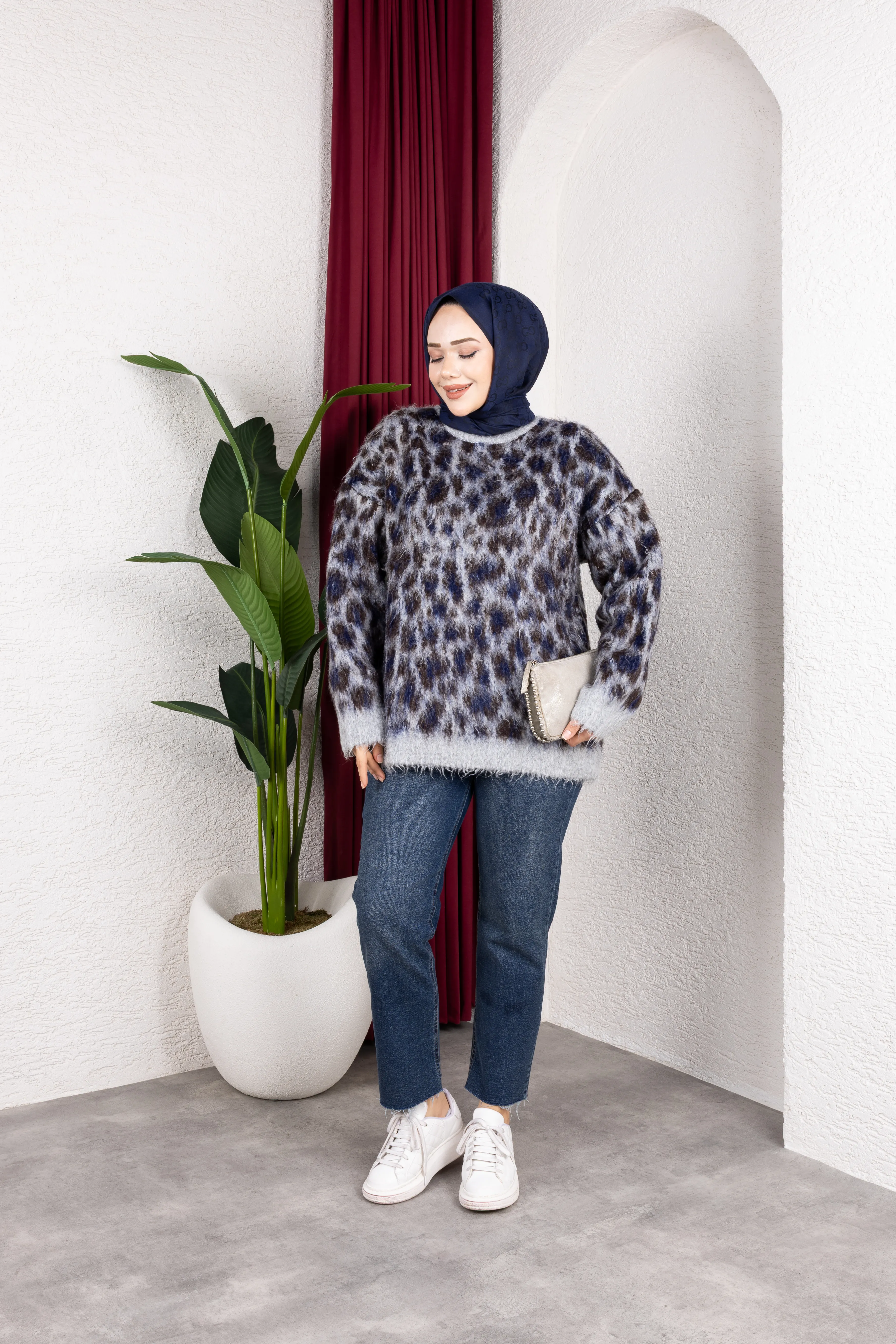 Leopar Kazak Lacivert