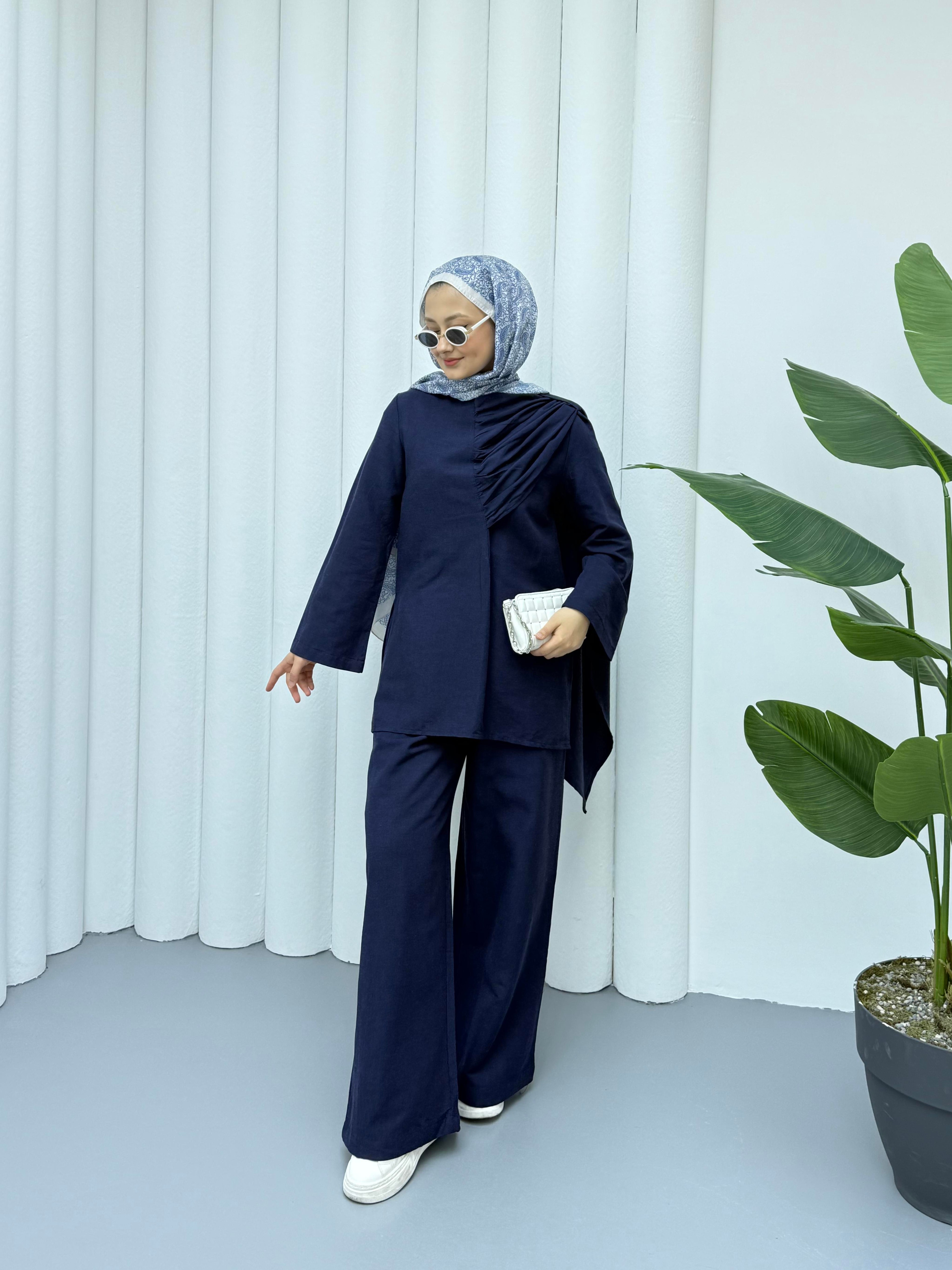 Premium Keten Takım - Lacivert