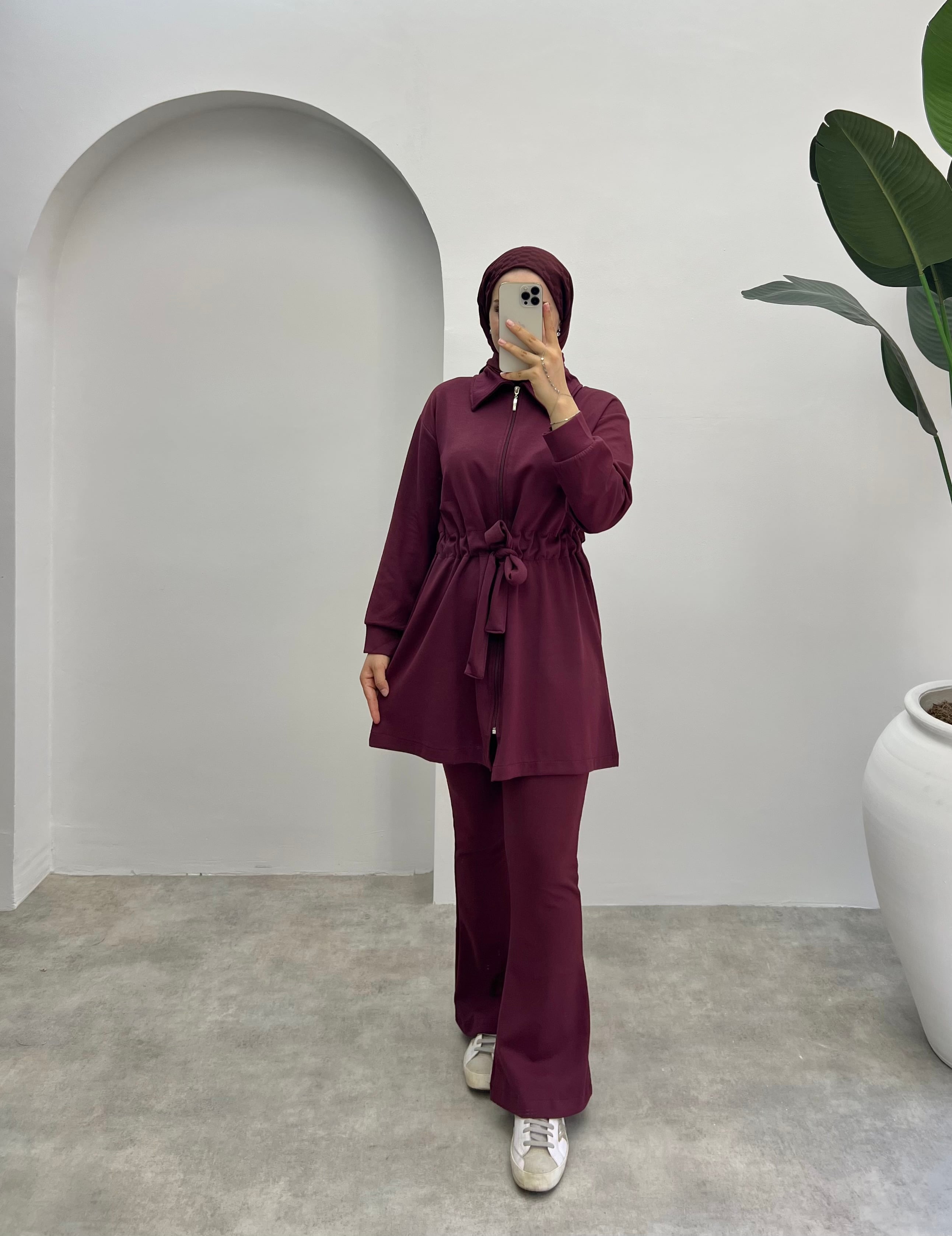 Bağlamalı Oysho Takım Bordo 