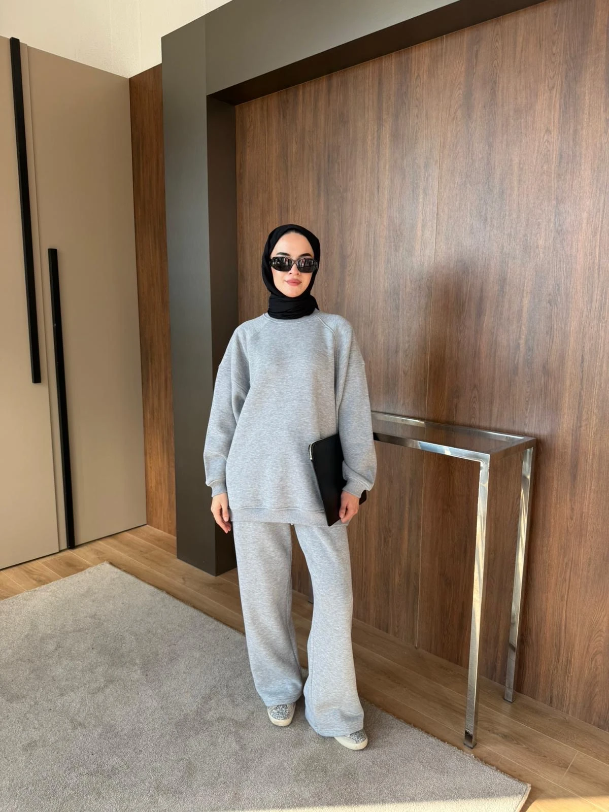 Lena Basic Eşofman Takımı  Gri