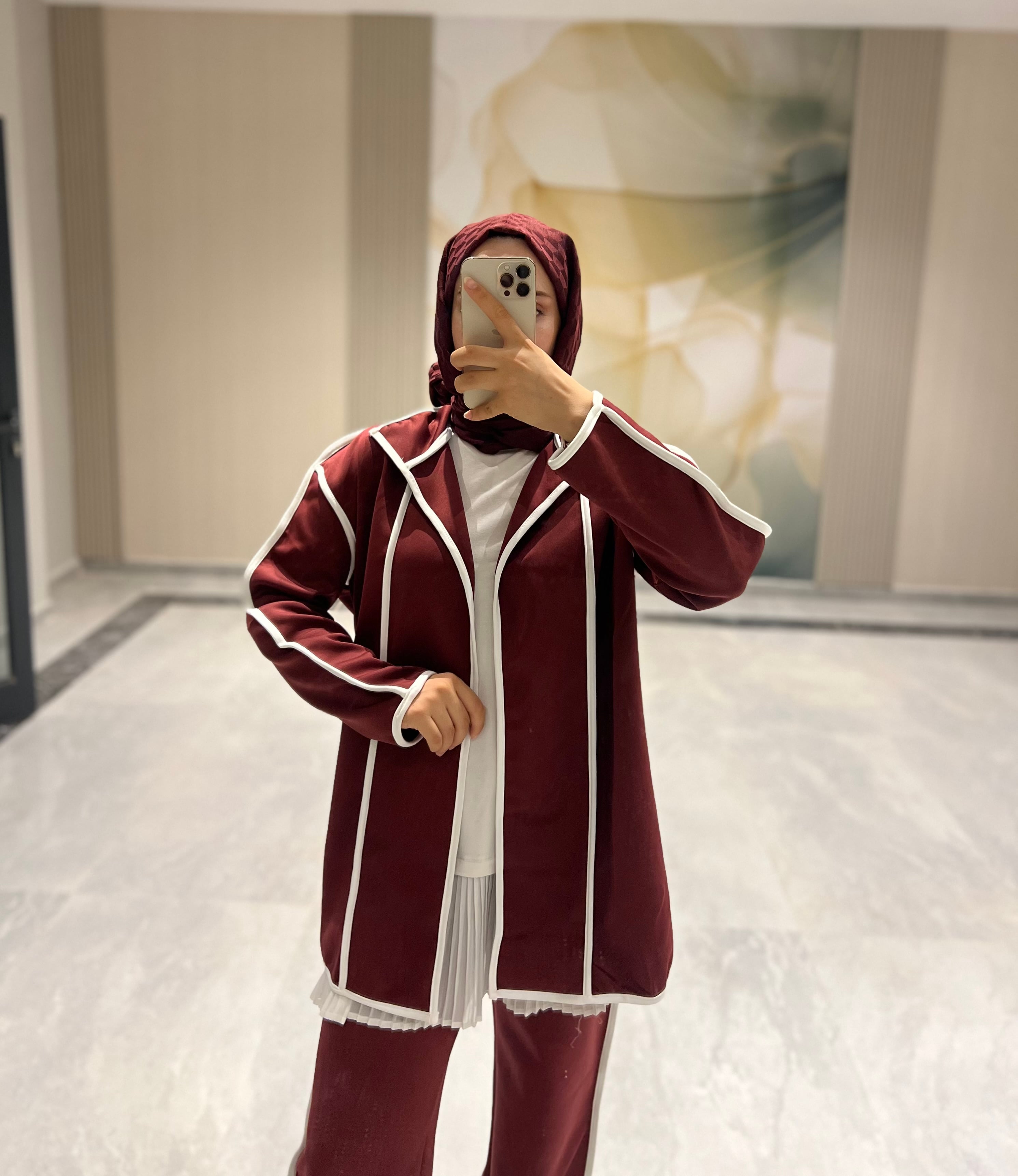 Josie Scuba Takım Bordo
