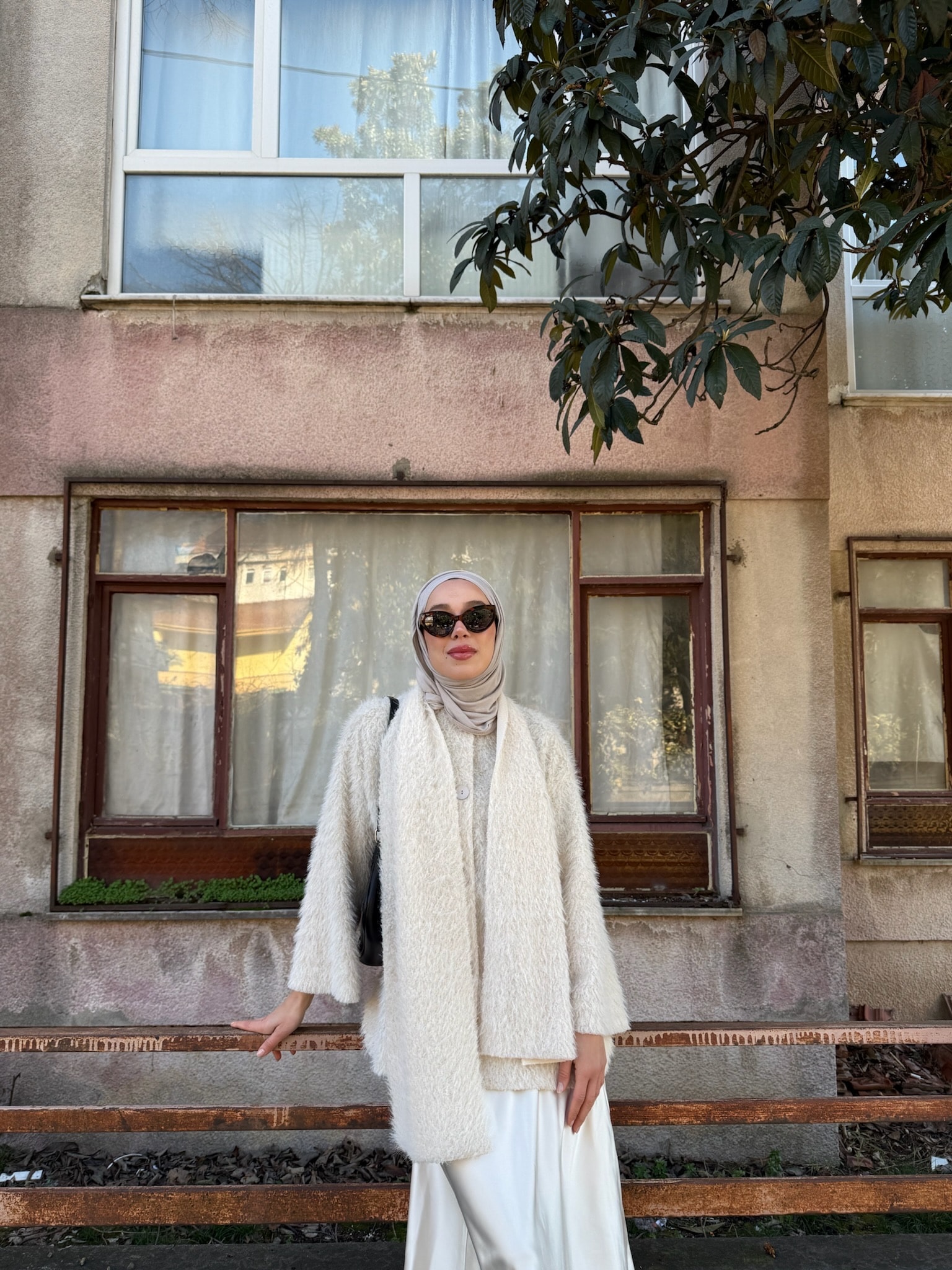 Puf Atkılı Ceket Bej 