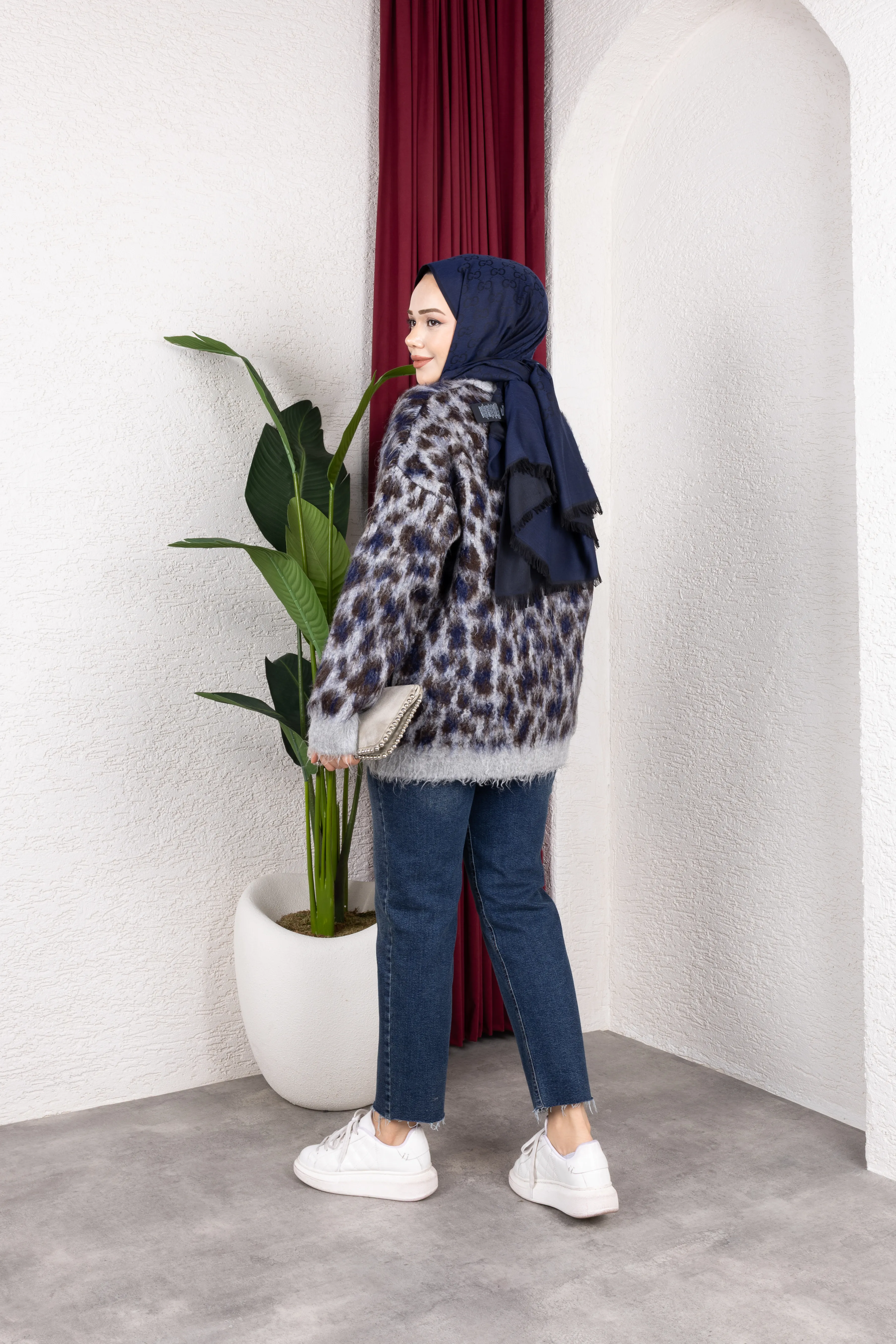 Leopar Kazak Lacivert