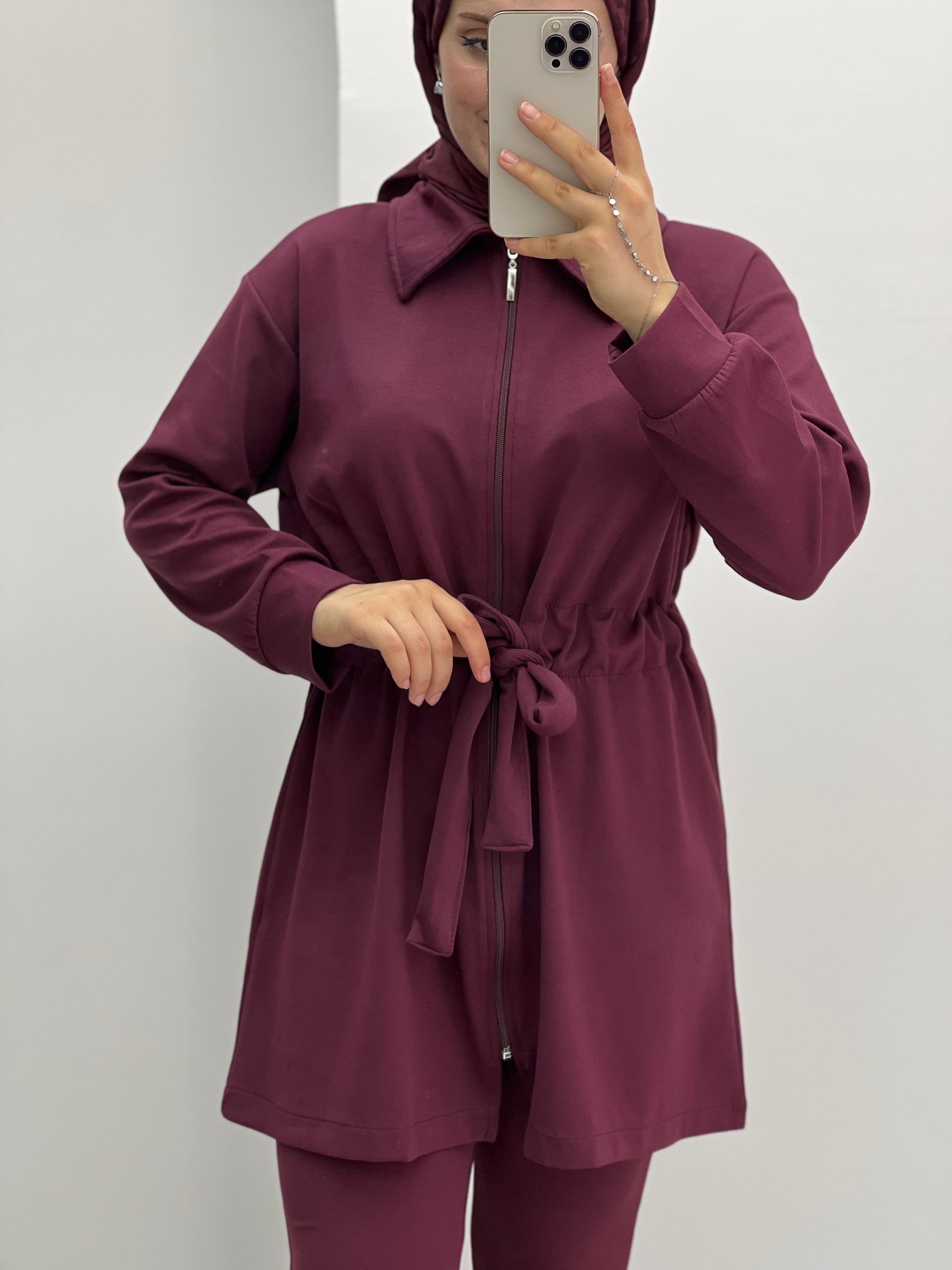 Bağlamalı Oysho Takım Bordo 