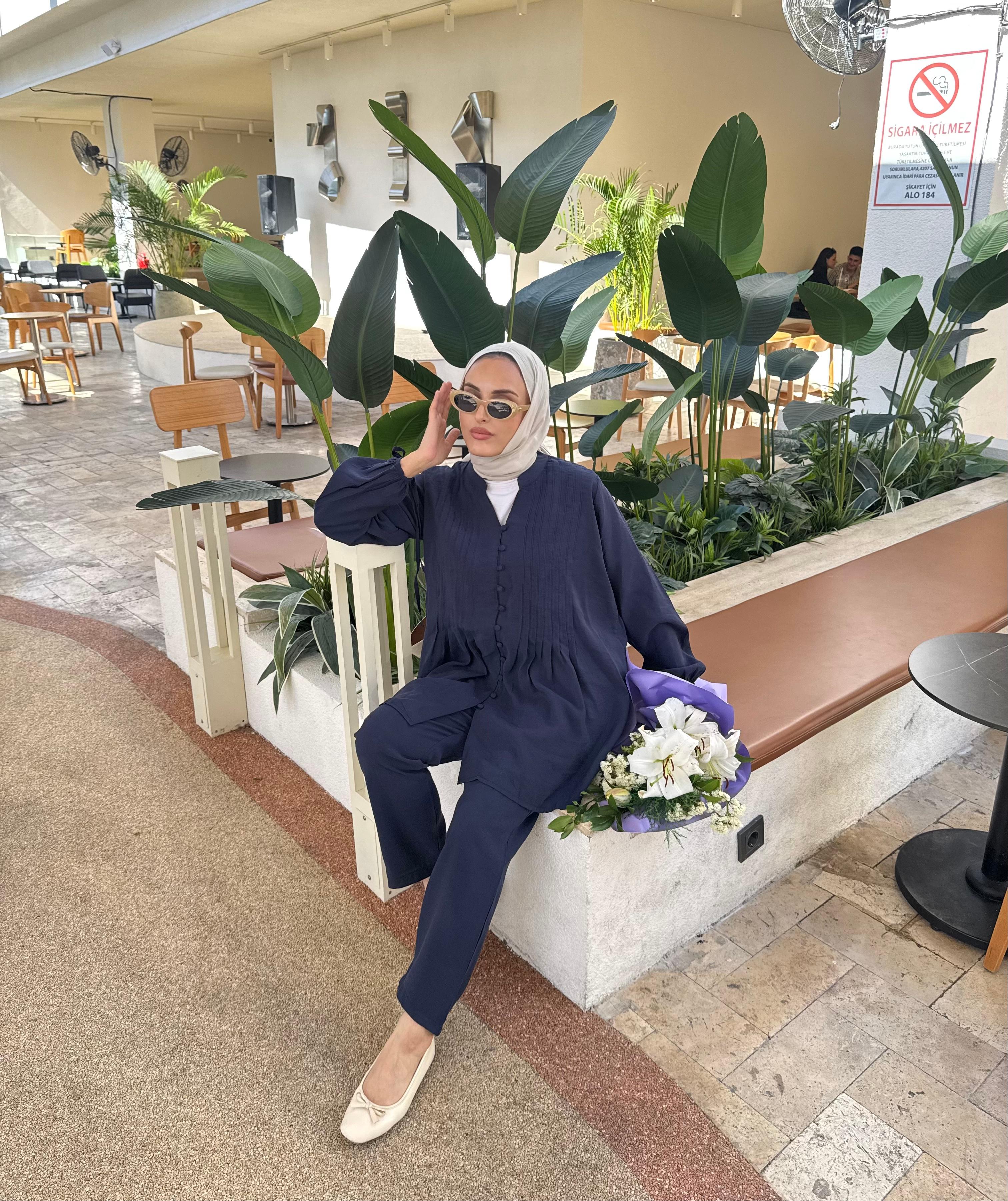 Boho Takım - Lacivert