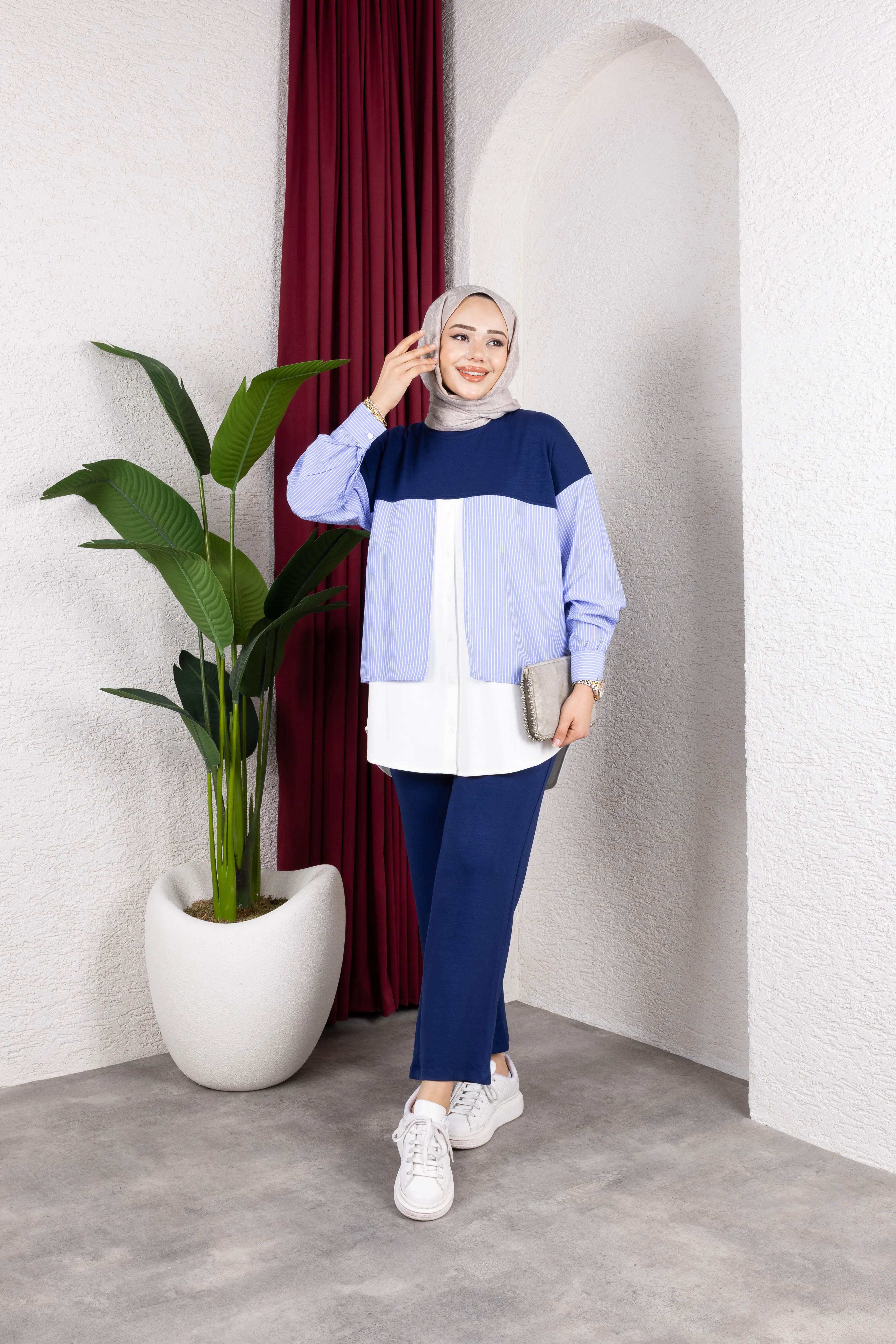 Gömlek Detaylı Premıum Takım 