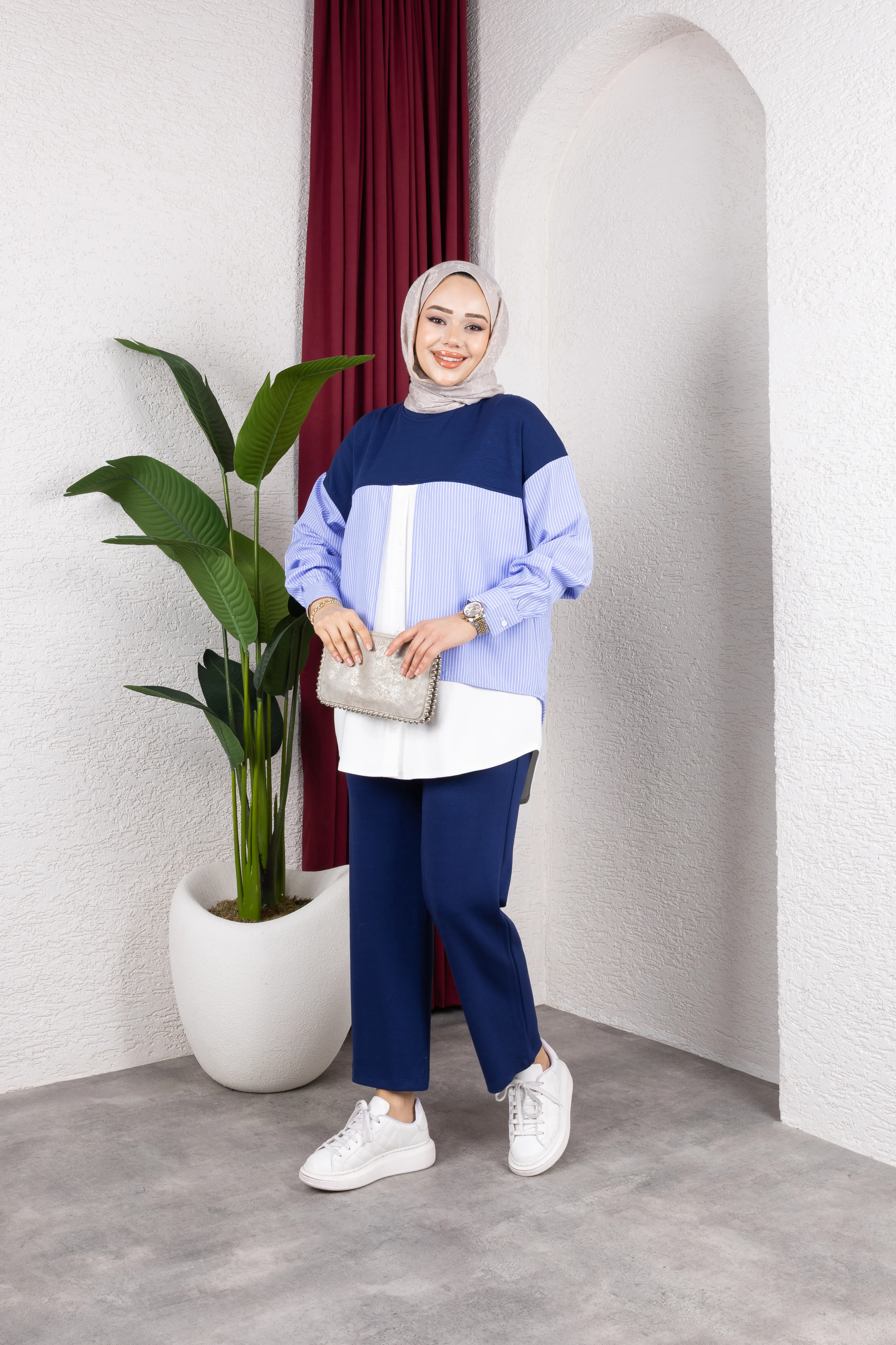 Gömlek Detaylı Premıum Takım 