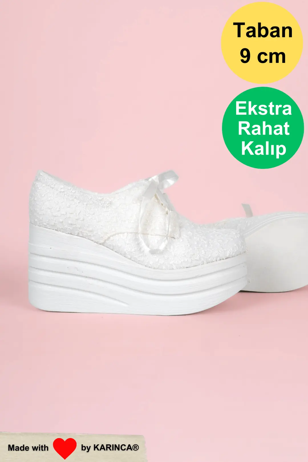 Spor Gelin Ayakkabısı, 9cm