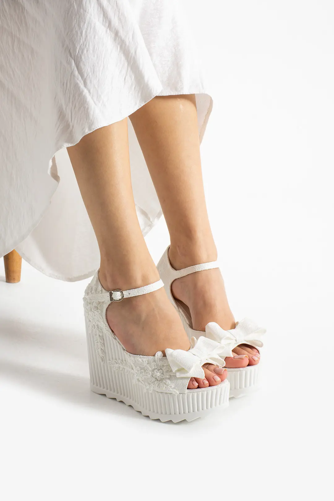 Spor Gelin Ayakkabısı, Dolgu Topuk