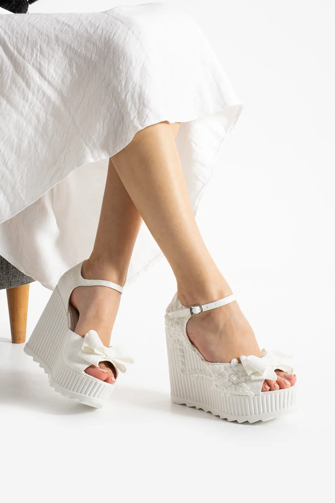 Spor Gelin Ayakkabısı, Dolgu Topuk