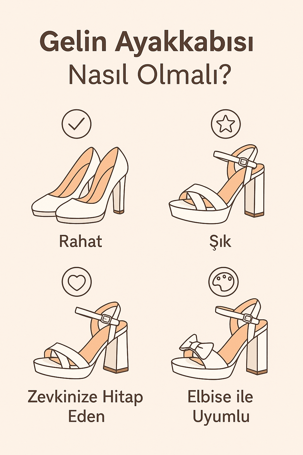 Gelin Ayakkabısı Nasıl Olmalı?