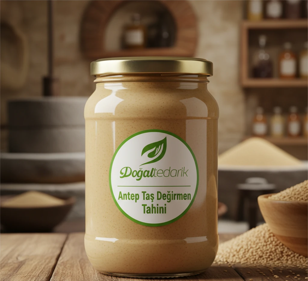 Antep Taş Değirmen Tahini – Katkısız ve Doğal Susam Ezmesi