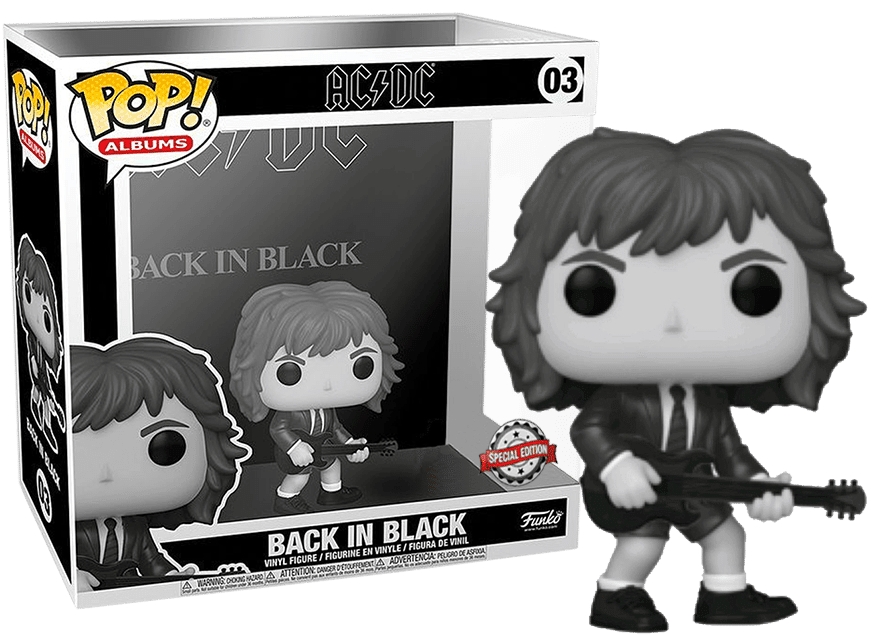 BACK IN BLACK AC DC EXCLUSIVE FUNKO POP ALBUMS COVER ROCKS 