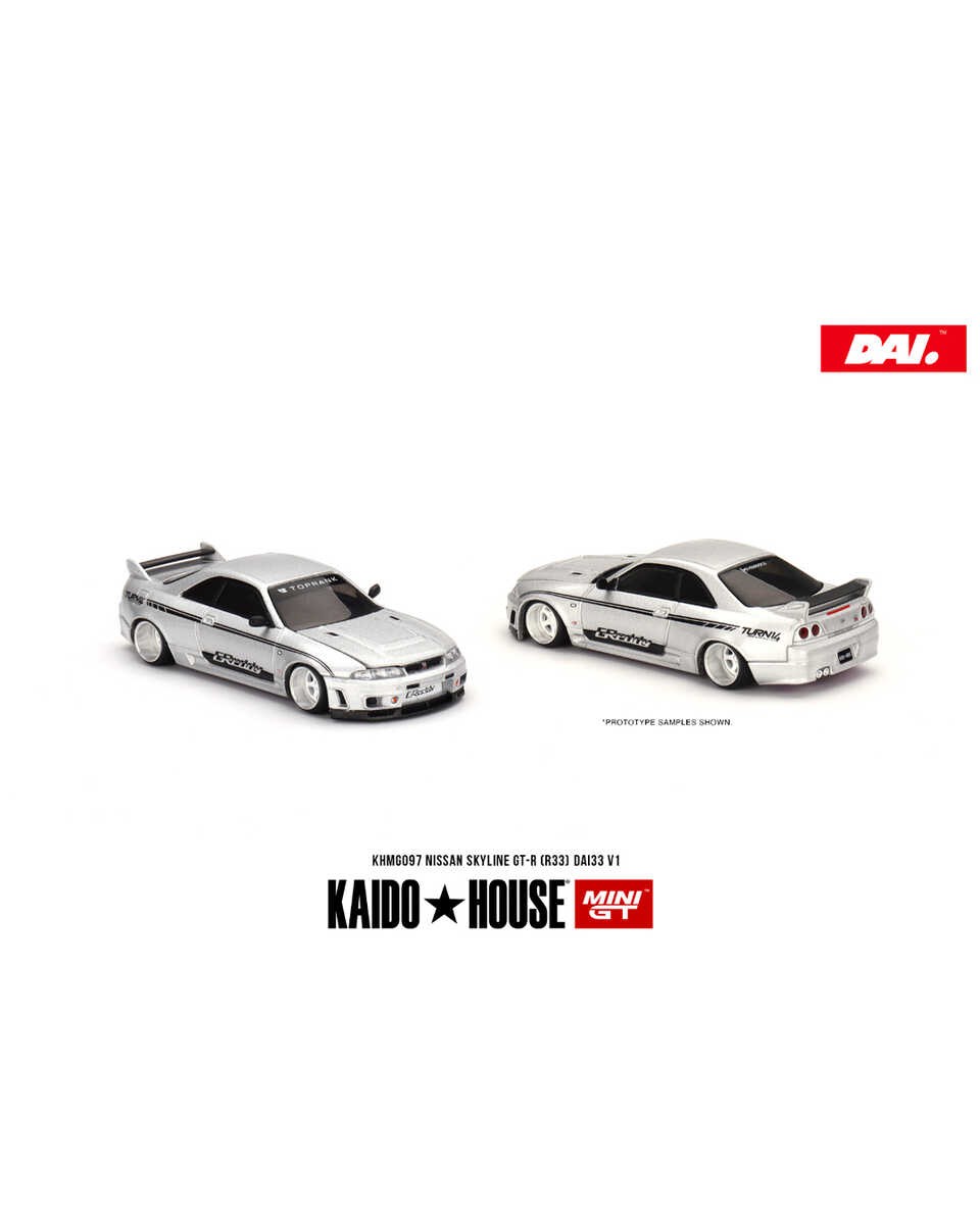 Mini GT 1/64 [KaidoHouse x MiniGT] Nissan Skyline GT-R (R33) DAI33 V1 KHMG097 //097