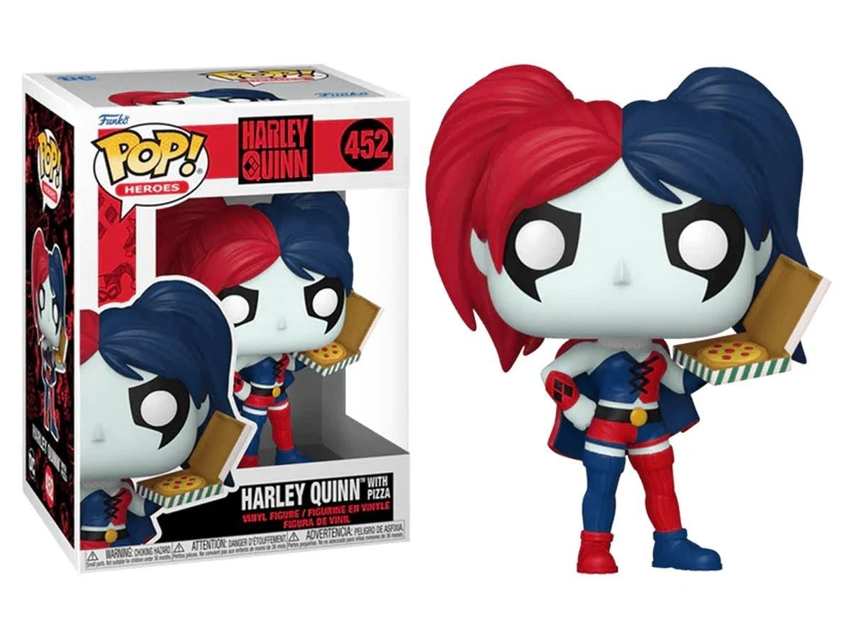FUNKO POP HEROES Harley Quinn with pizza No: 452