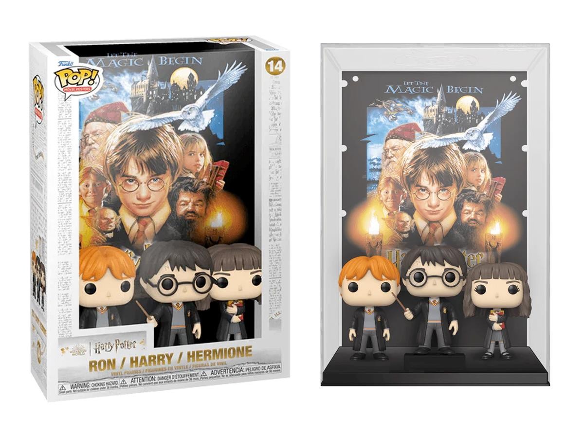 Funko Pop Movie Posters Harry Potter - Ron / Harry / Hermione Sorcerer's Stone No:14