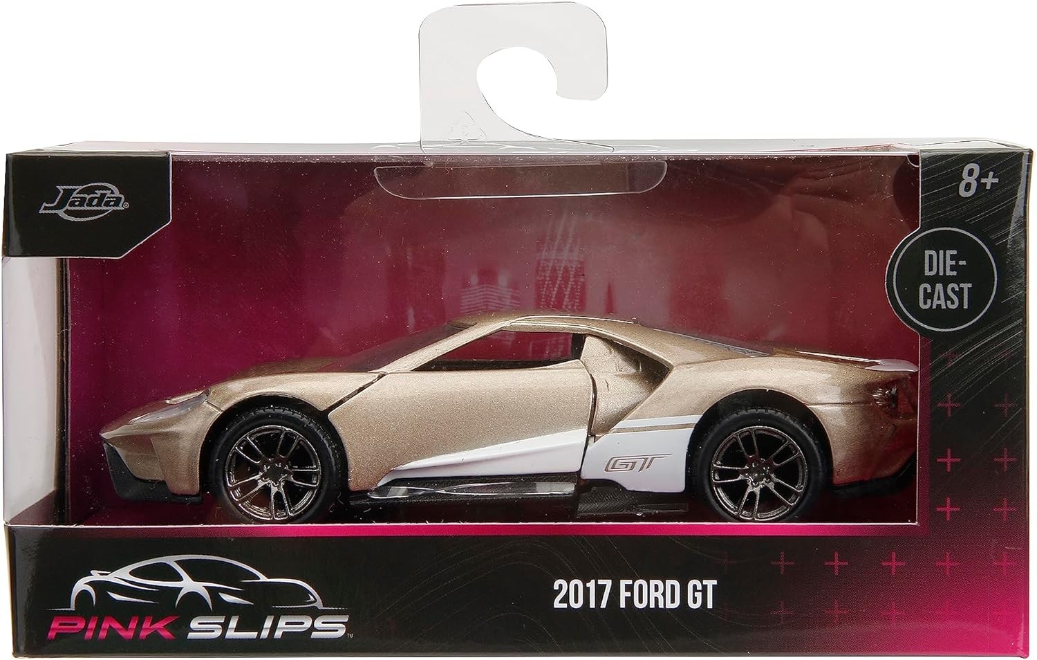 Jada Toys Pink Slips 2017 Ford GT (Metallic Gold) 
