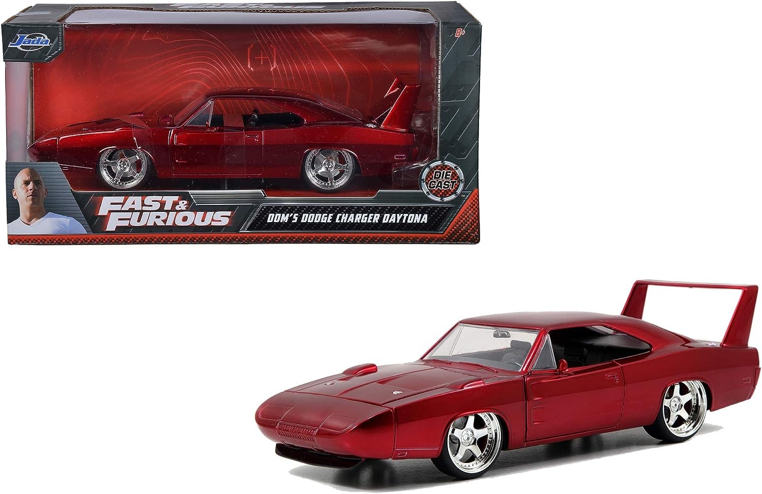 Jada Toys Fast & Furious Dom's Dodge Charger Daytona