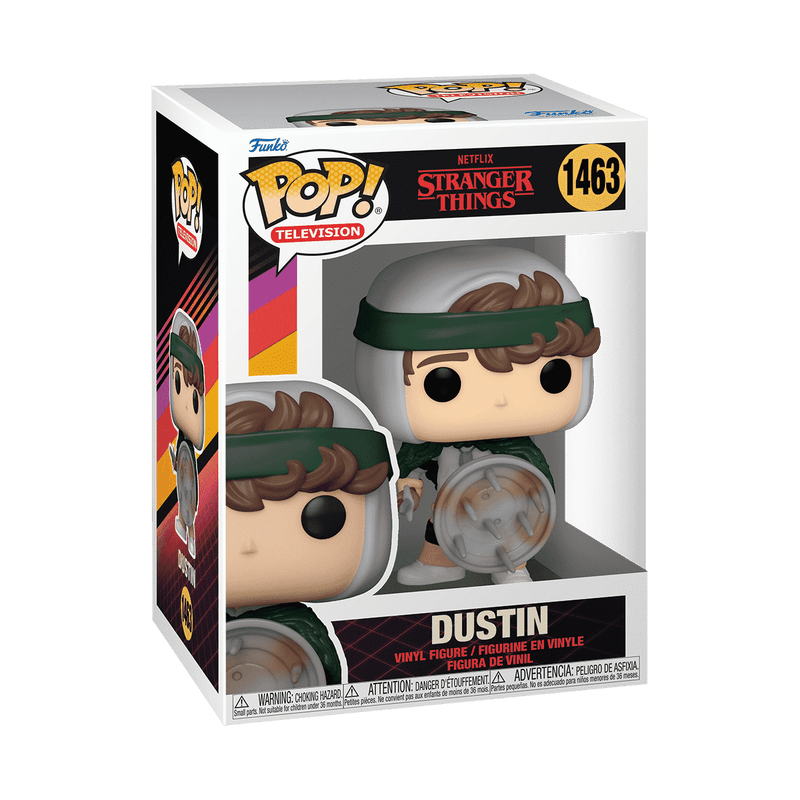 STRANGER THINGS FUNKO POP! DUSTIN WITH SPEAR AND SHIELD No: 1463