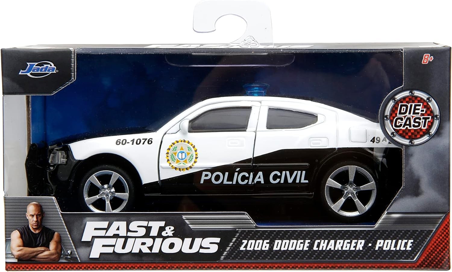 Jada Toys Fast & Furious 2006 Dodge Charger-Police Car 